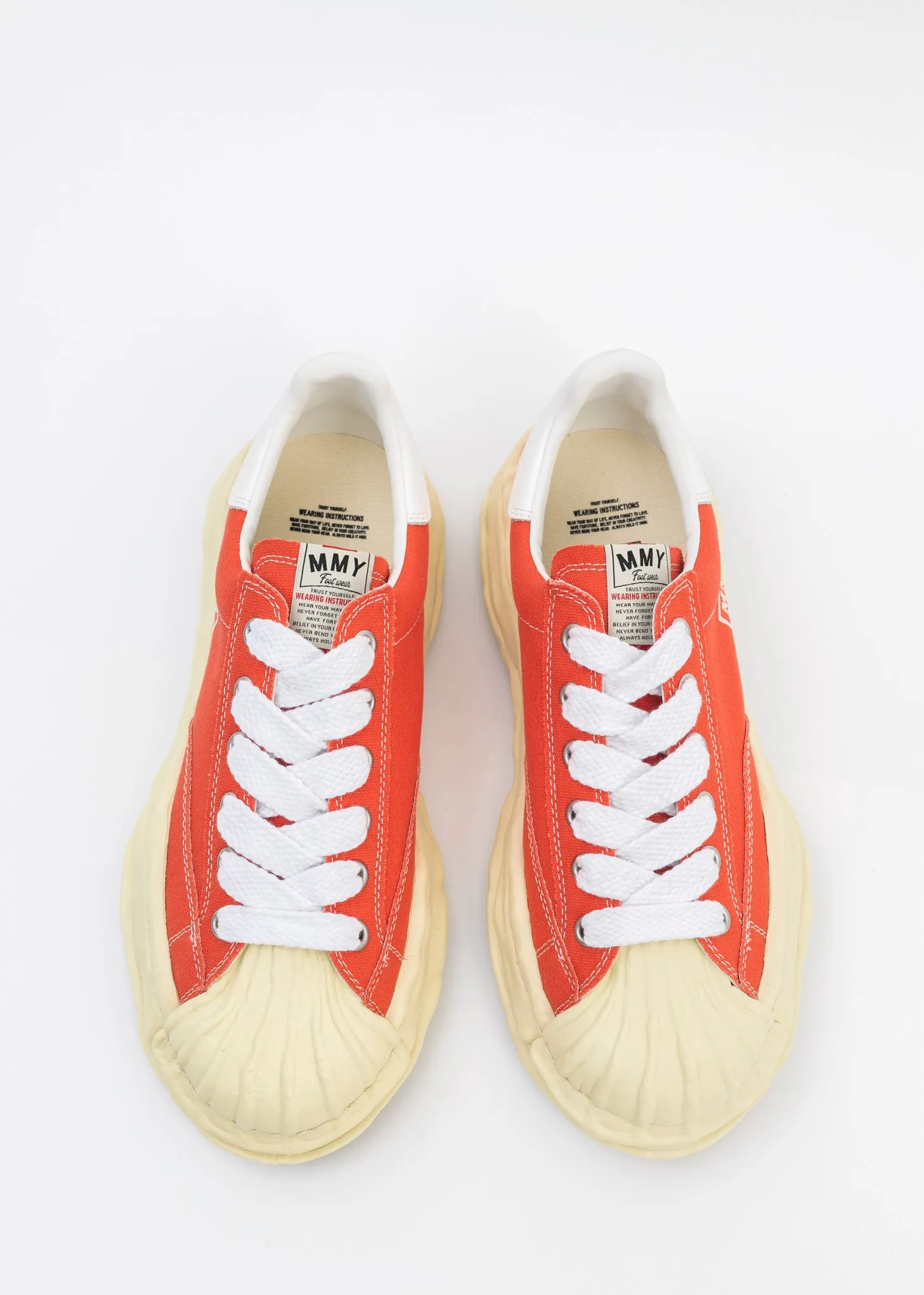Orange OG Sole Vintage Colour Canvas Low-Top Sneaker (BLAKEY LOW)