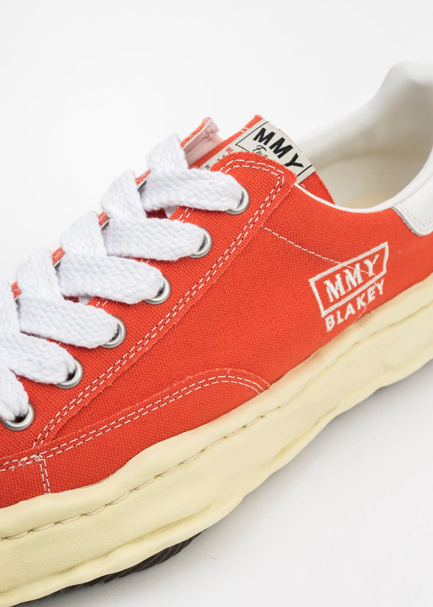 Orange OG Sole Vintage Colour Canvas Low-Top Sneaker (BLAKEY LOW)