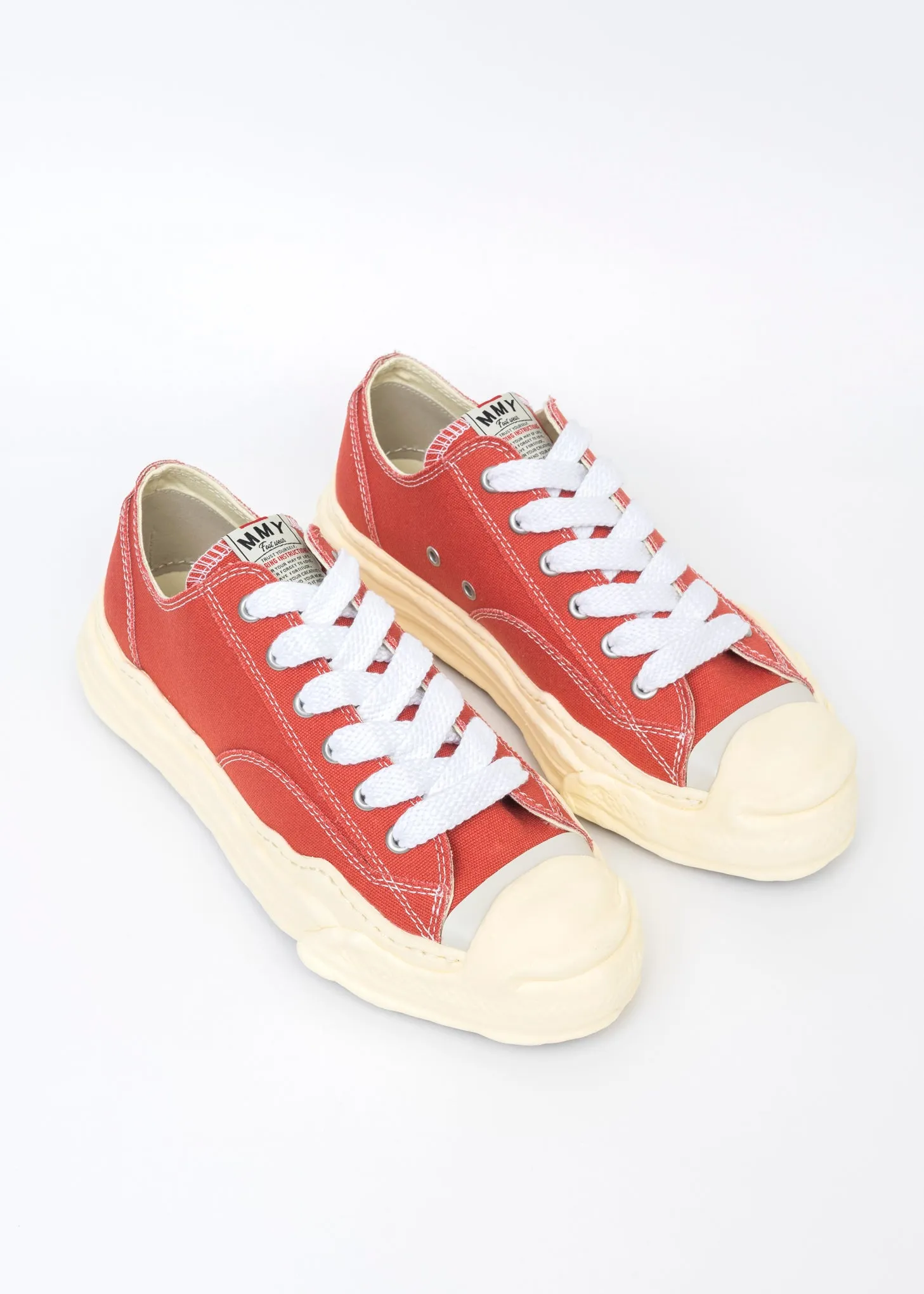 Orange OG Sole Vintage Colour Canvas Low-Top Sneaker (HANK LOW)