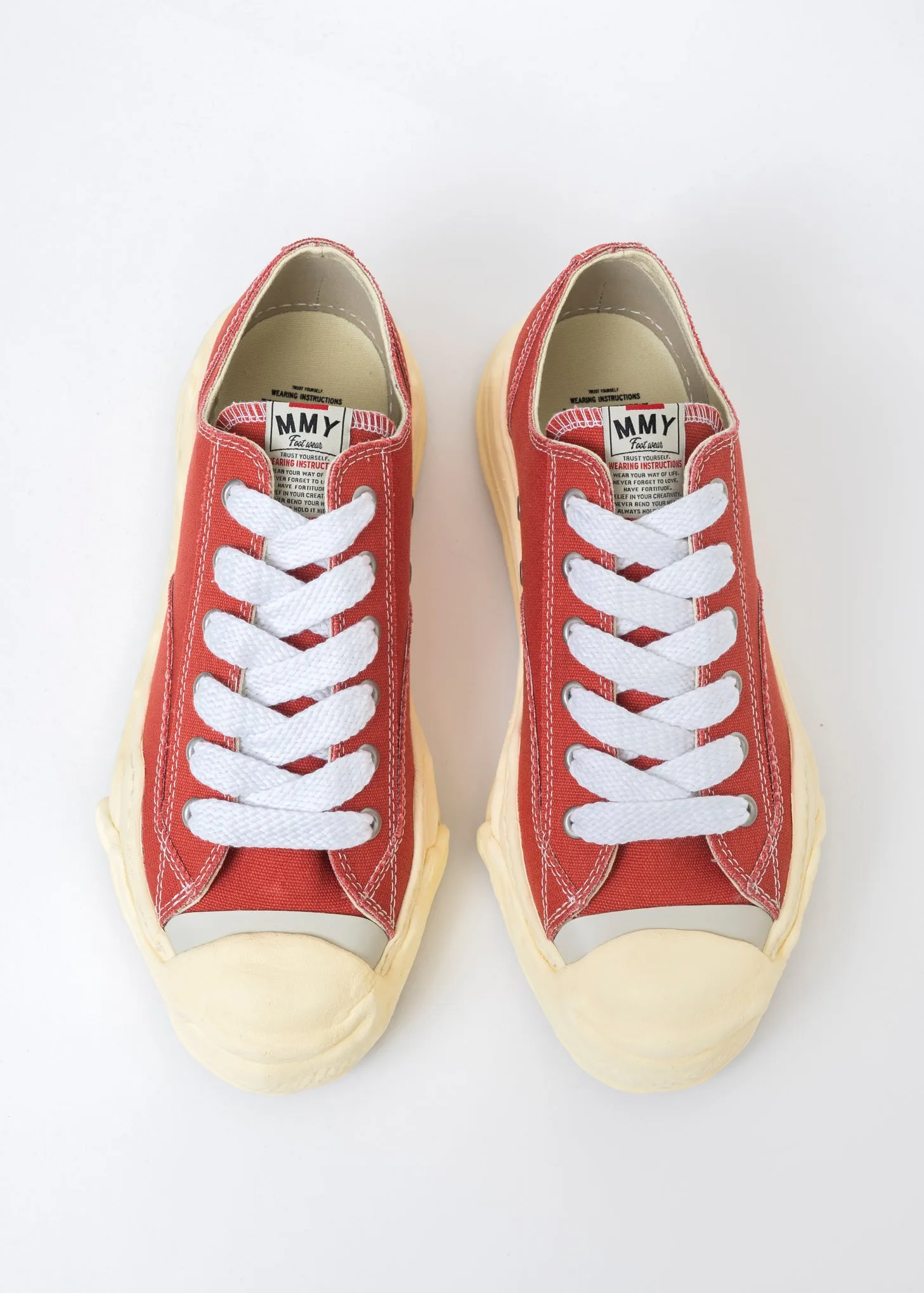 Orange OG Sole Vintage Colour Canvas Low-Top Sneaker (HANK LOW)