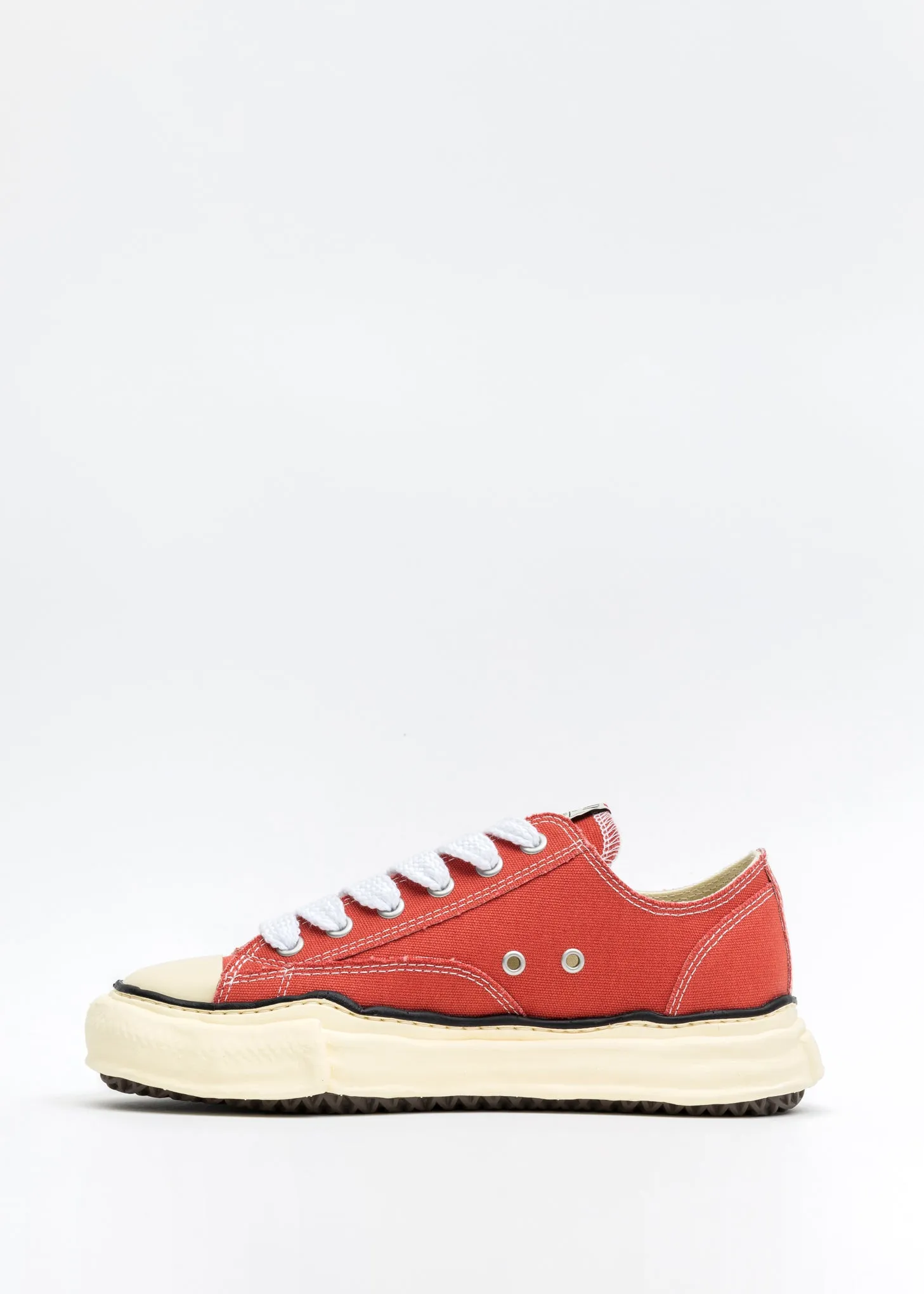 Orange OG Sole Vintage Colour Canvas Low-Top Sneaker (PETERSON LOW)
