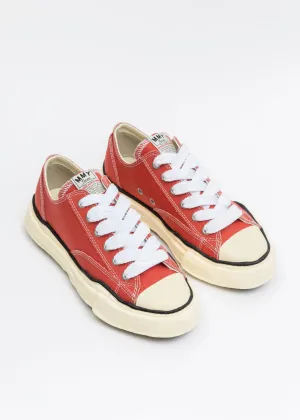 Orange OG Sole Vintage Colour Canvas Low-Top Sneaker (PETERSON LOW)