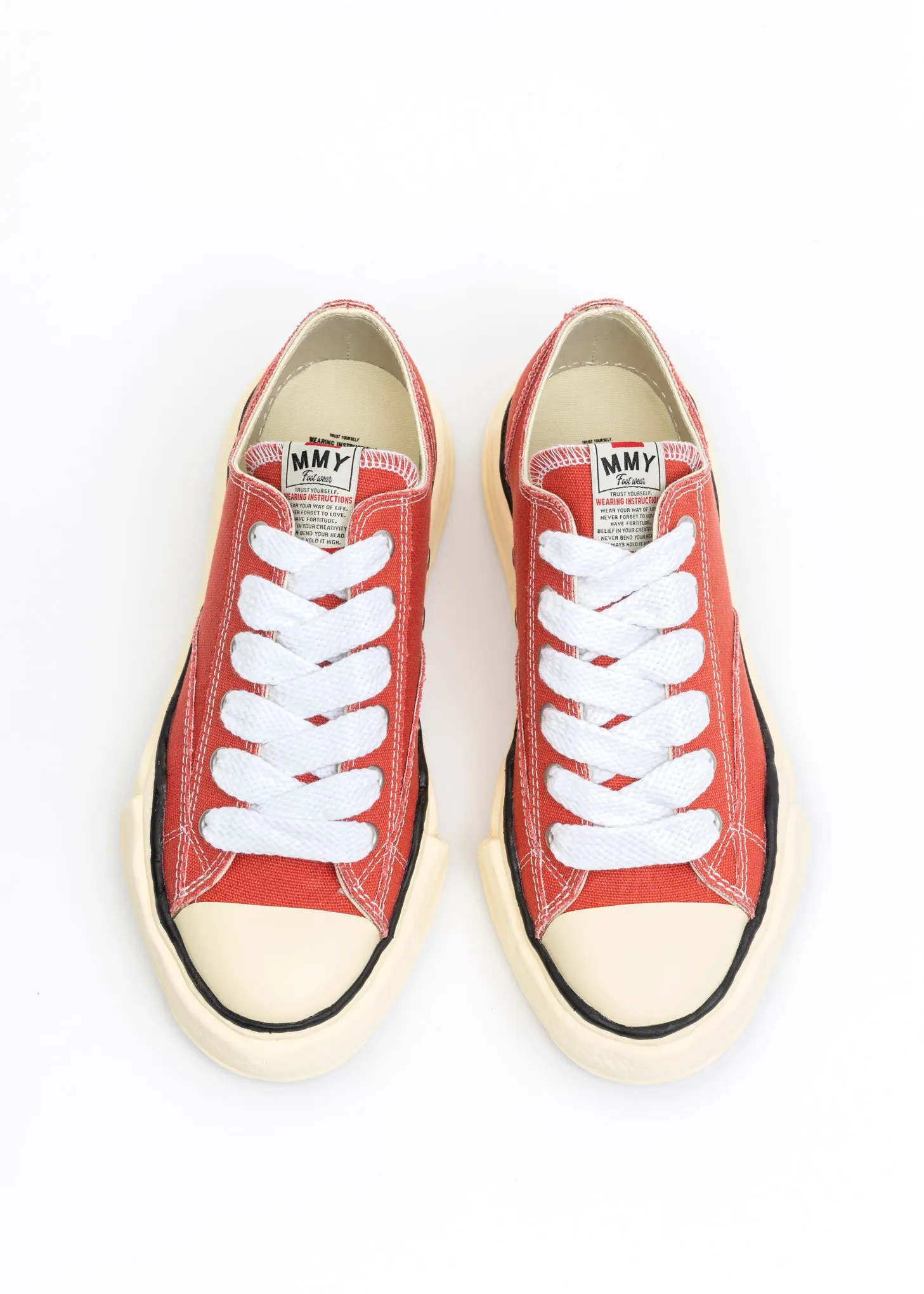 Orange OG Sole Vintage Colour Canvas Low-Top Sneaker (PETERSON LOW)