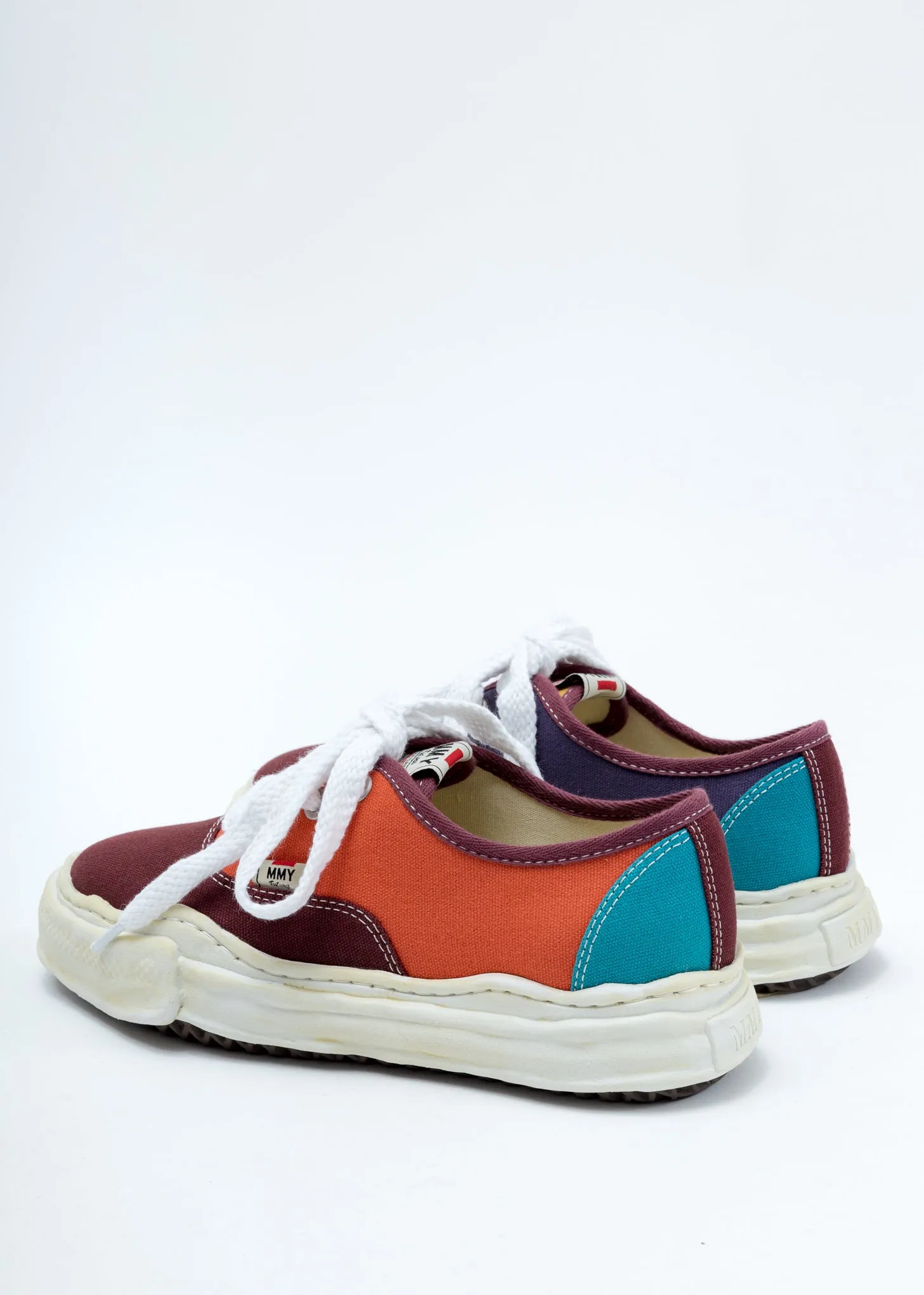 Orange Outer Overdyed Original Sole Low Cut Sneaker