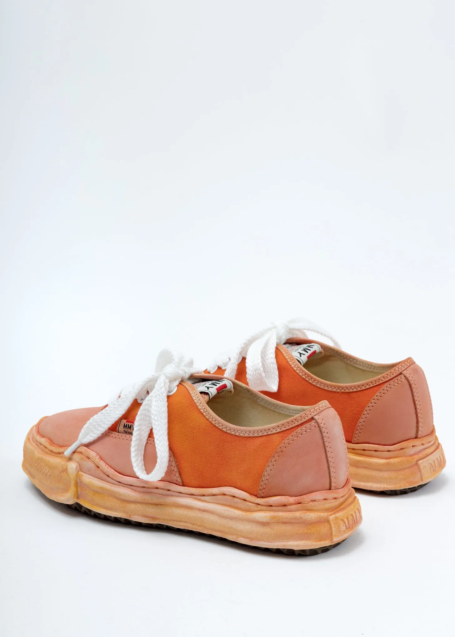Orange Overdyed Original Sole Low Cut Sneaker