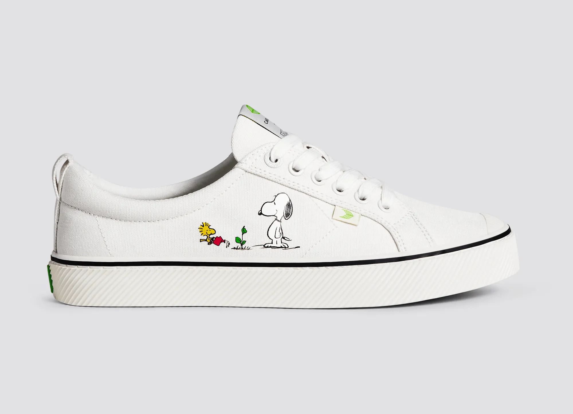 PEANUTS OCA Low Earth Day Off-White Canvas Sneaker Women