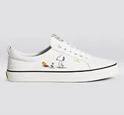 PEANUTS OCA Low Earth Day Off-White Canvas Sneaker Women