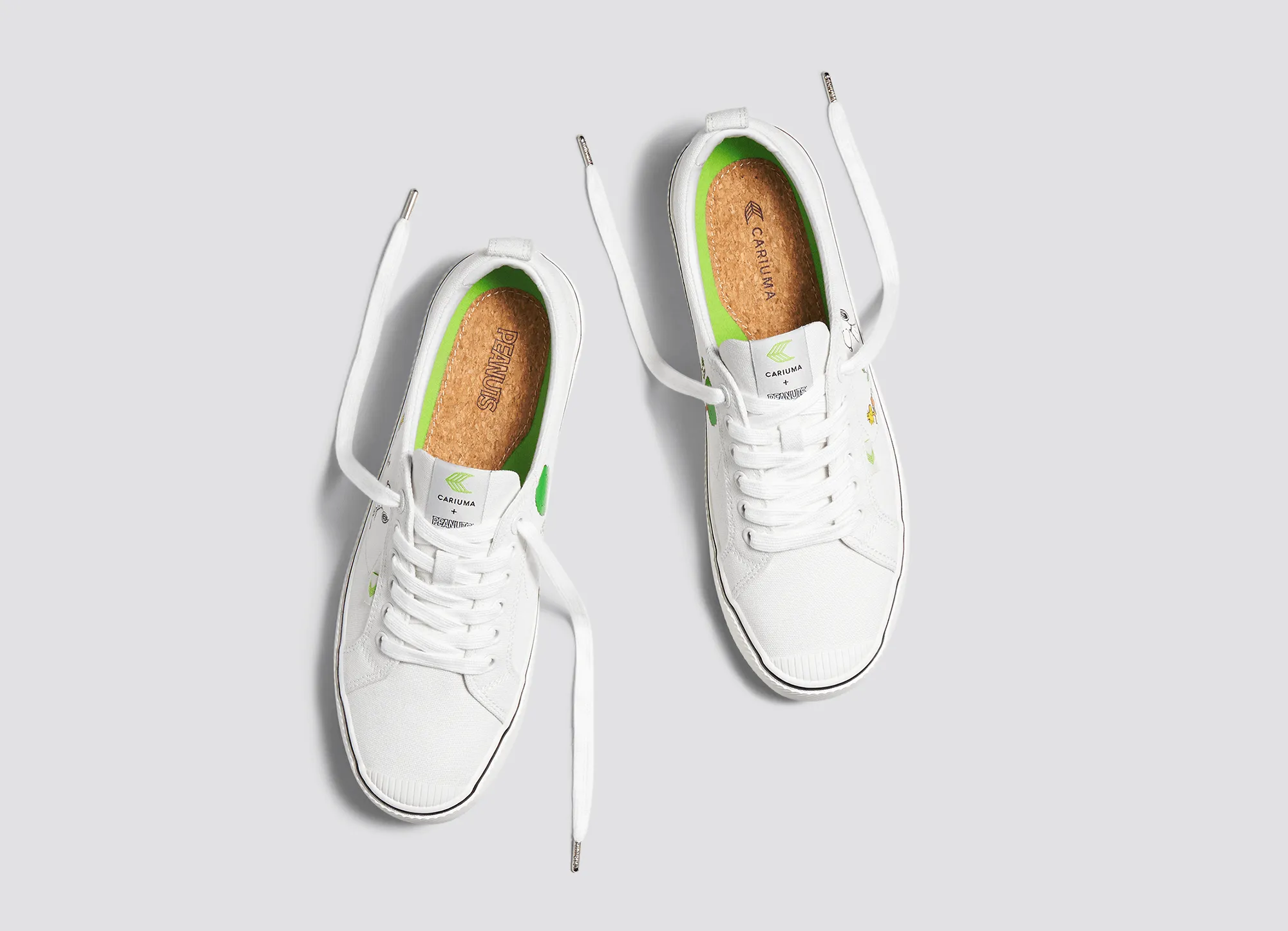 PEANUTS OCA Low Earth Day Off-White Canvas Sneaker Women