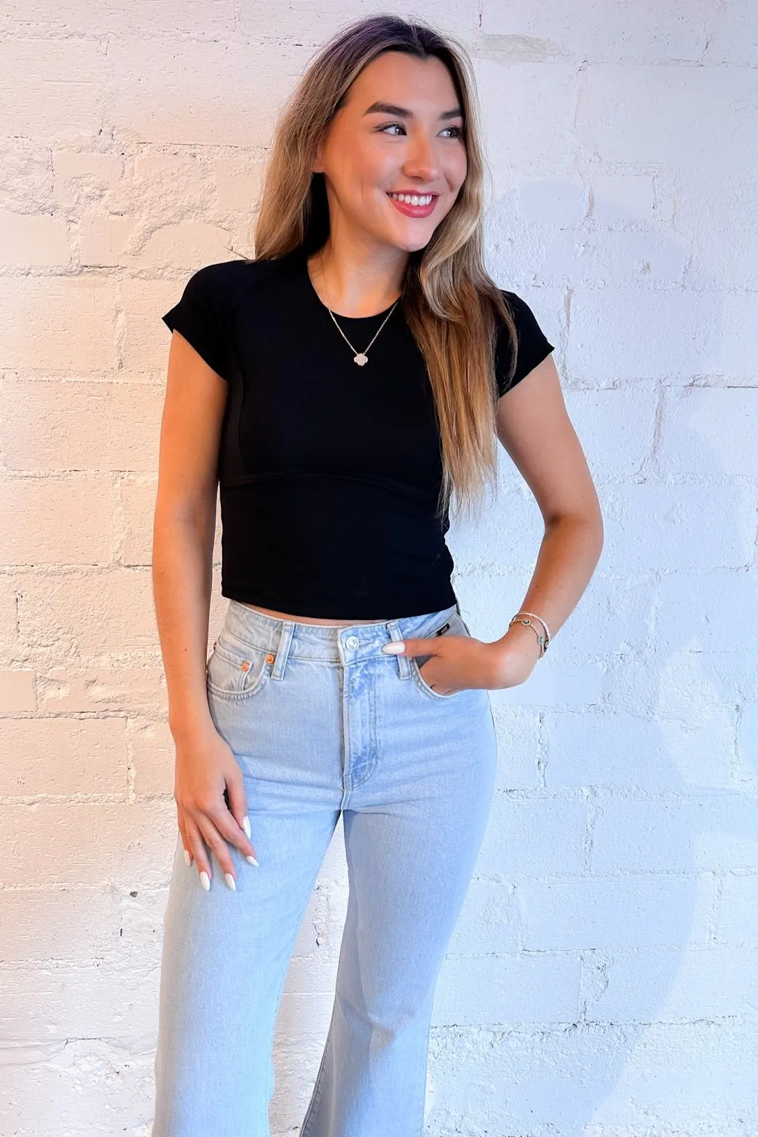 Perfect Fit Cropped Tee