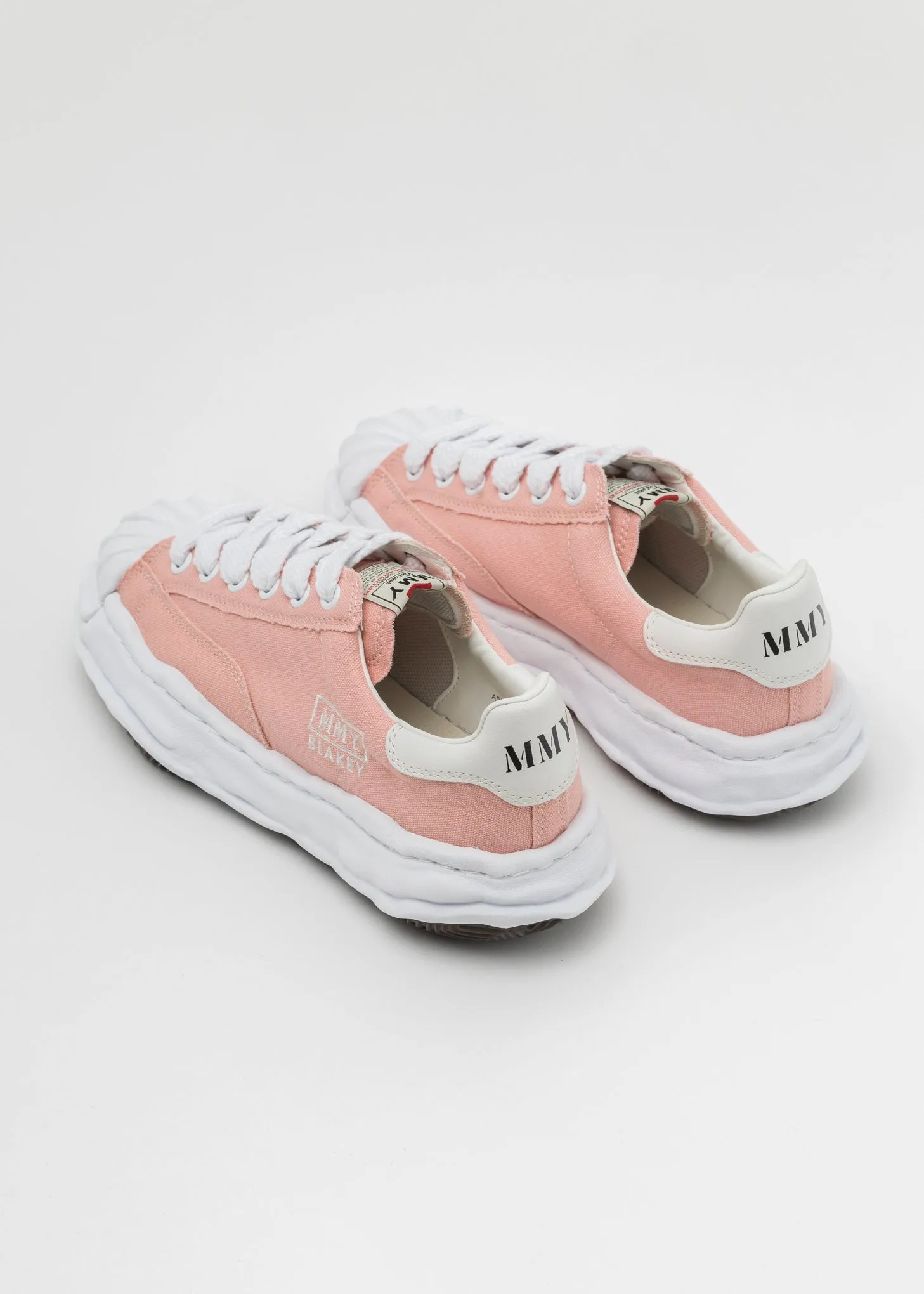Pink OG Sole Canvas Low-Top Sneaker (BLAKEY LOW)