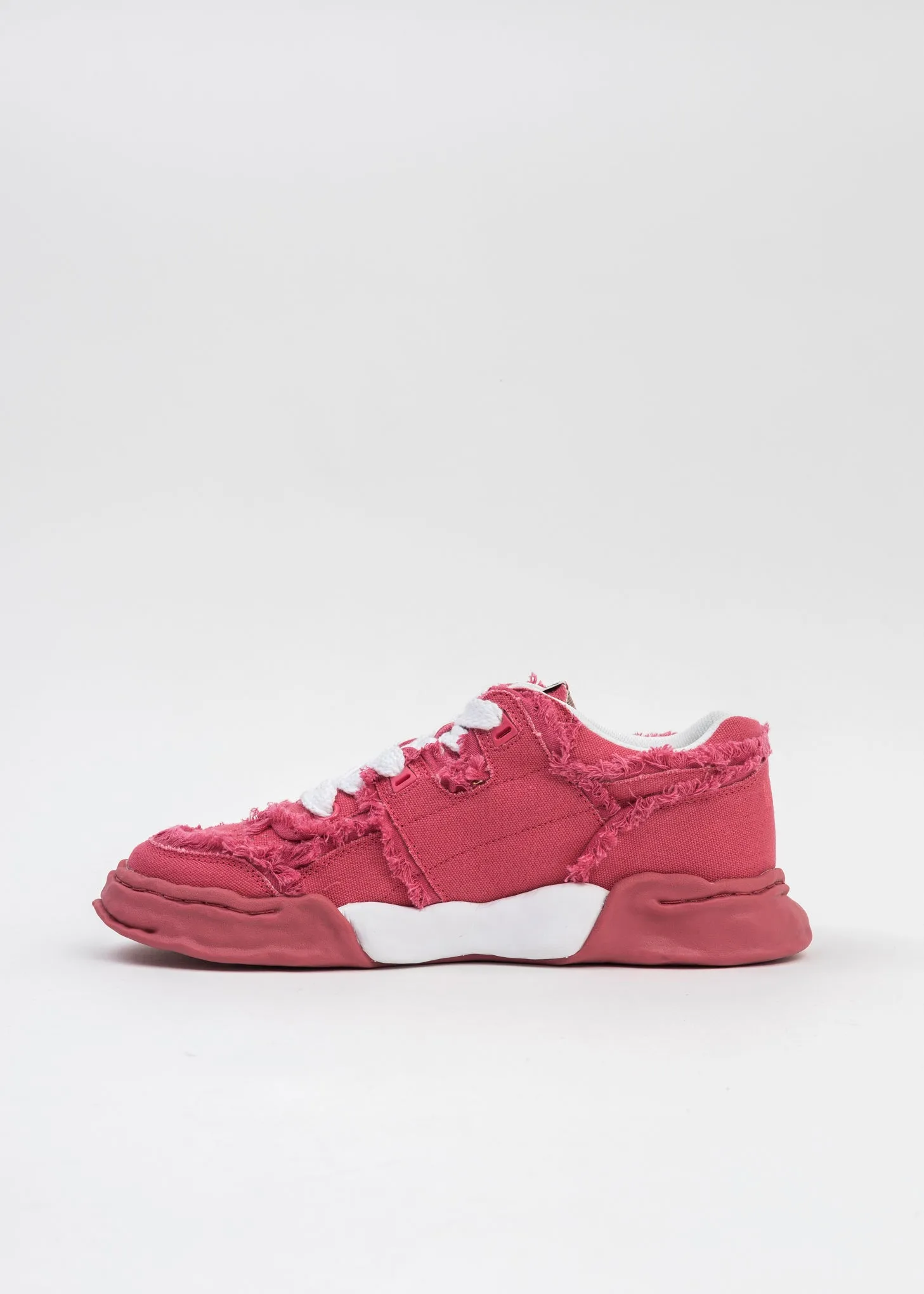 Pink OG Sole Canvas Low-Top Sneaker (PARKER  DAMAGE)