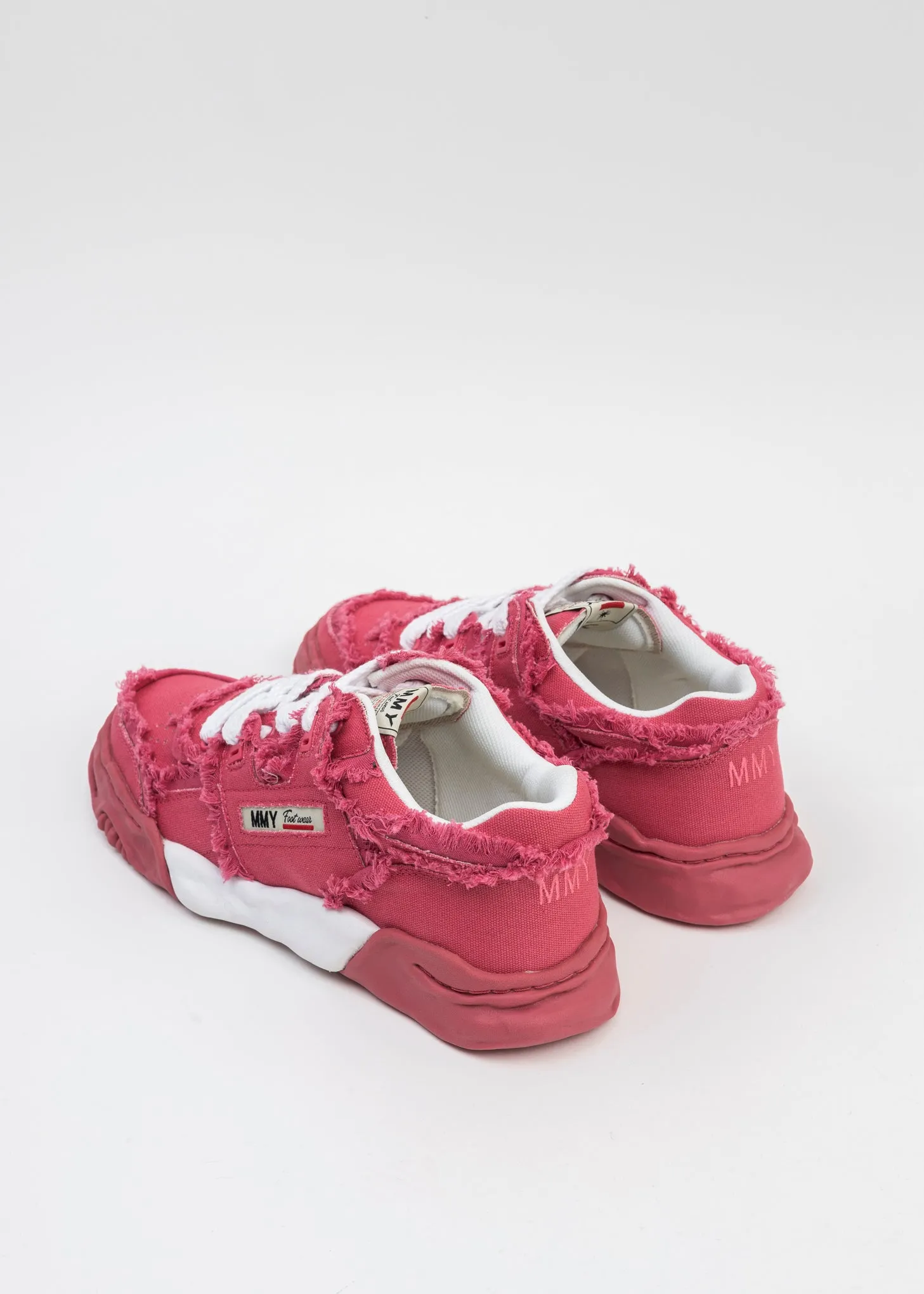 Pink OG Sole Canvas Low-Top Sneaker (PARKER  DAMAGE)