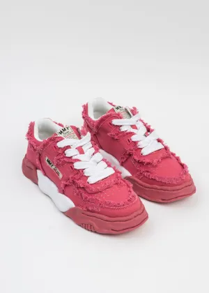 Pink OG Sole Canvas Low-Top Sneaker (PARKER  DAMAGE)