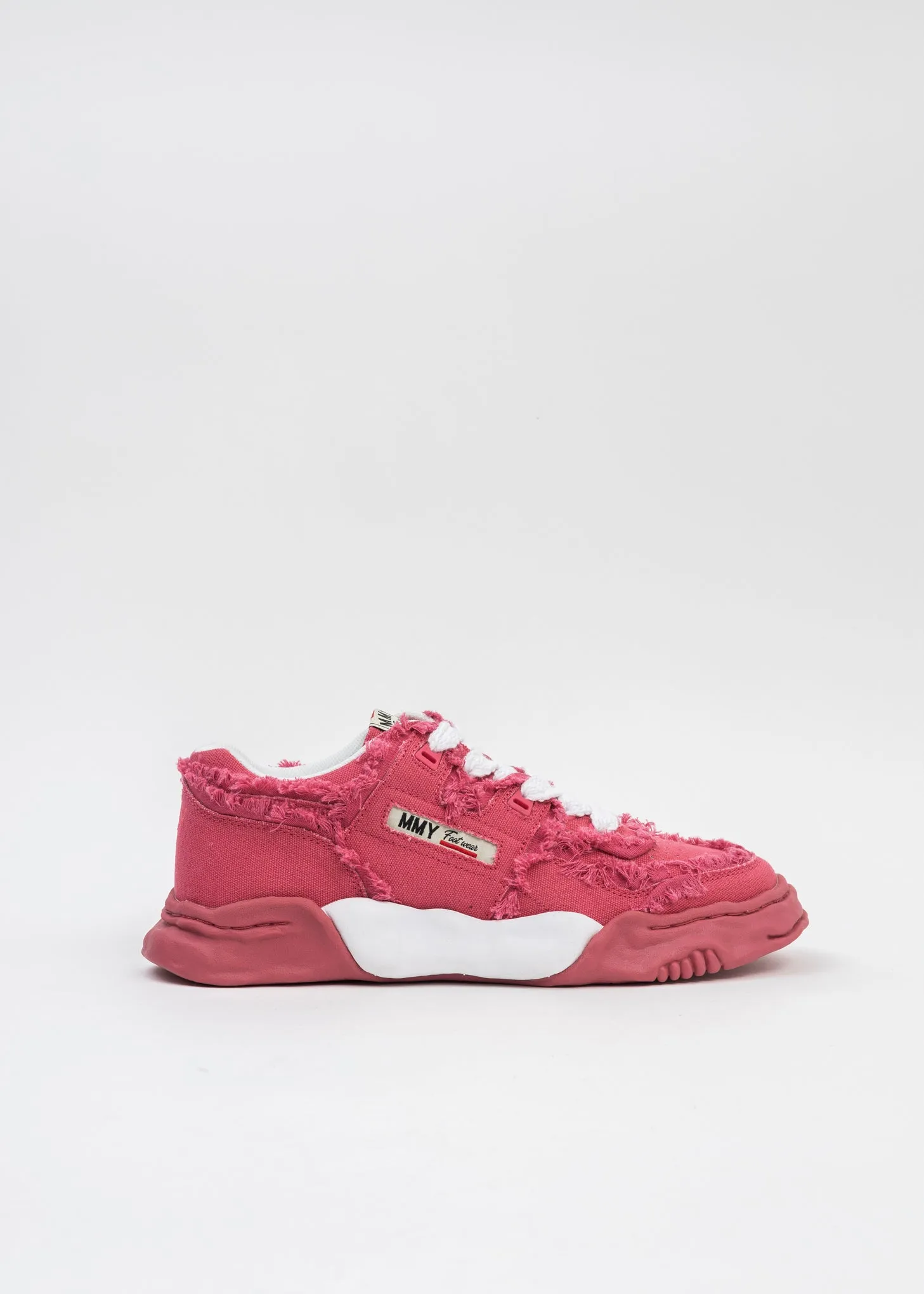 Pink OG Sole Canvas Low-Top Sneaker (PARKER  DAMAGE)