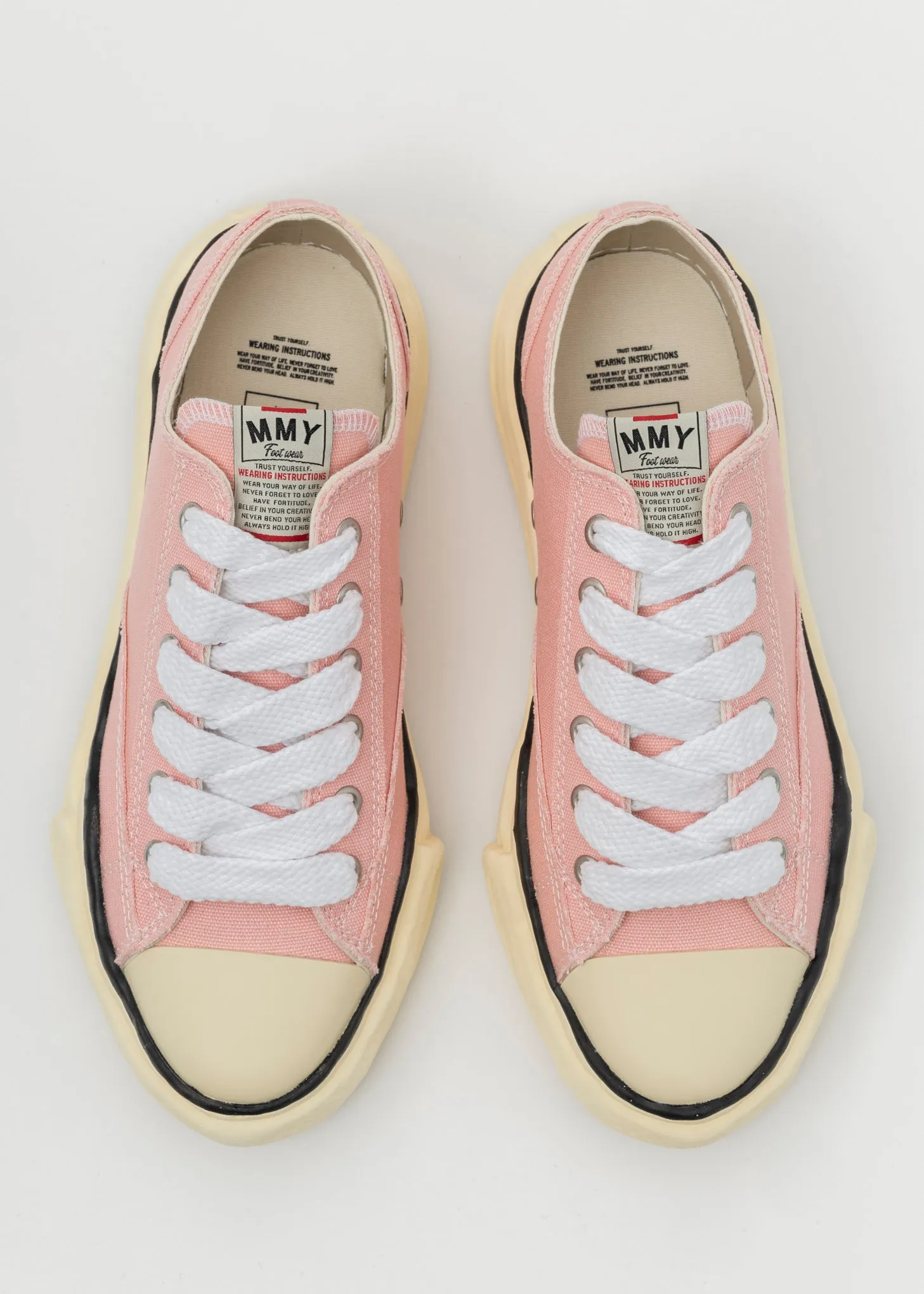 Pink OG Sole Vintage Colour Canvas Low-Top Sneaker (PETERSON LOW)