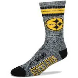Pittsburgh Steelers Socks Long Marbled Performance