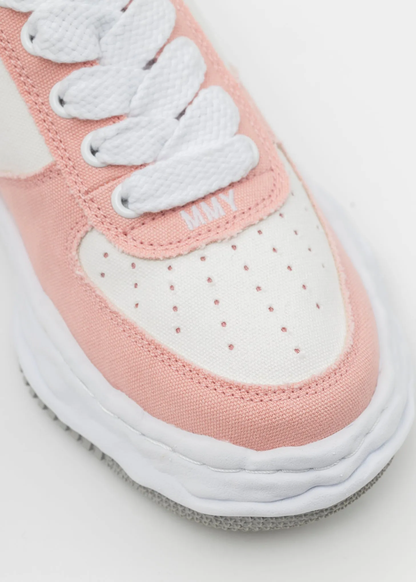 PNK/WHT OG Sole Canvas Low-Top Sneaker (WAYNE LOW)