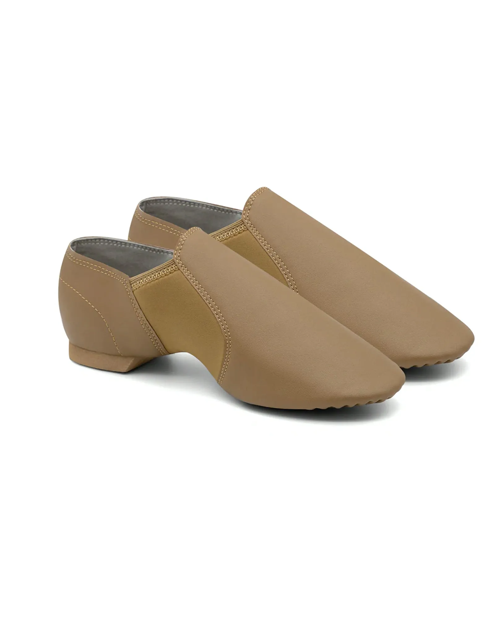 PU Leather Flex Slip-On Jazz Shoes for Kids, Girls and Boys