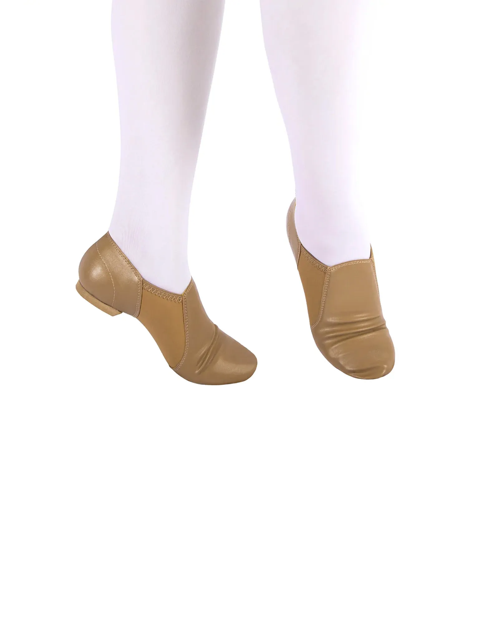 PU Leather Flex Slip-On Jazz Shoes for Kids, Girls and Boys