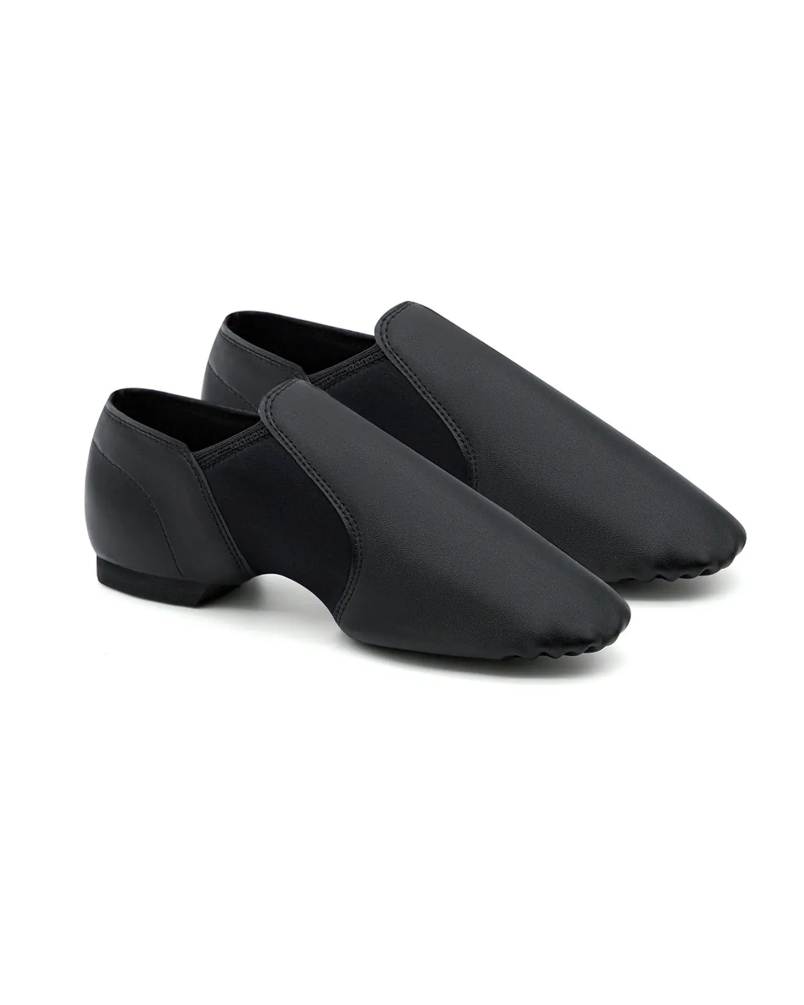 PU Leather Flex Slip-On Jazz Shoes for Kids, Girls and Boys