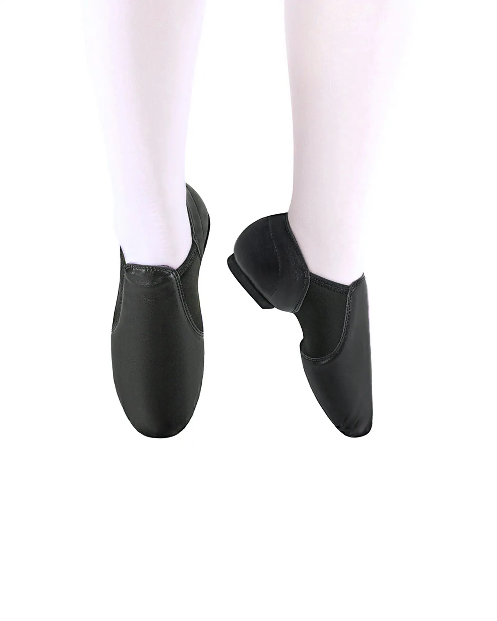 PU Leather Flex Slip-On Jazz Shoes for Kids, Girls and Boys