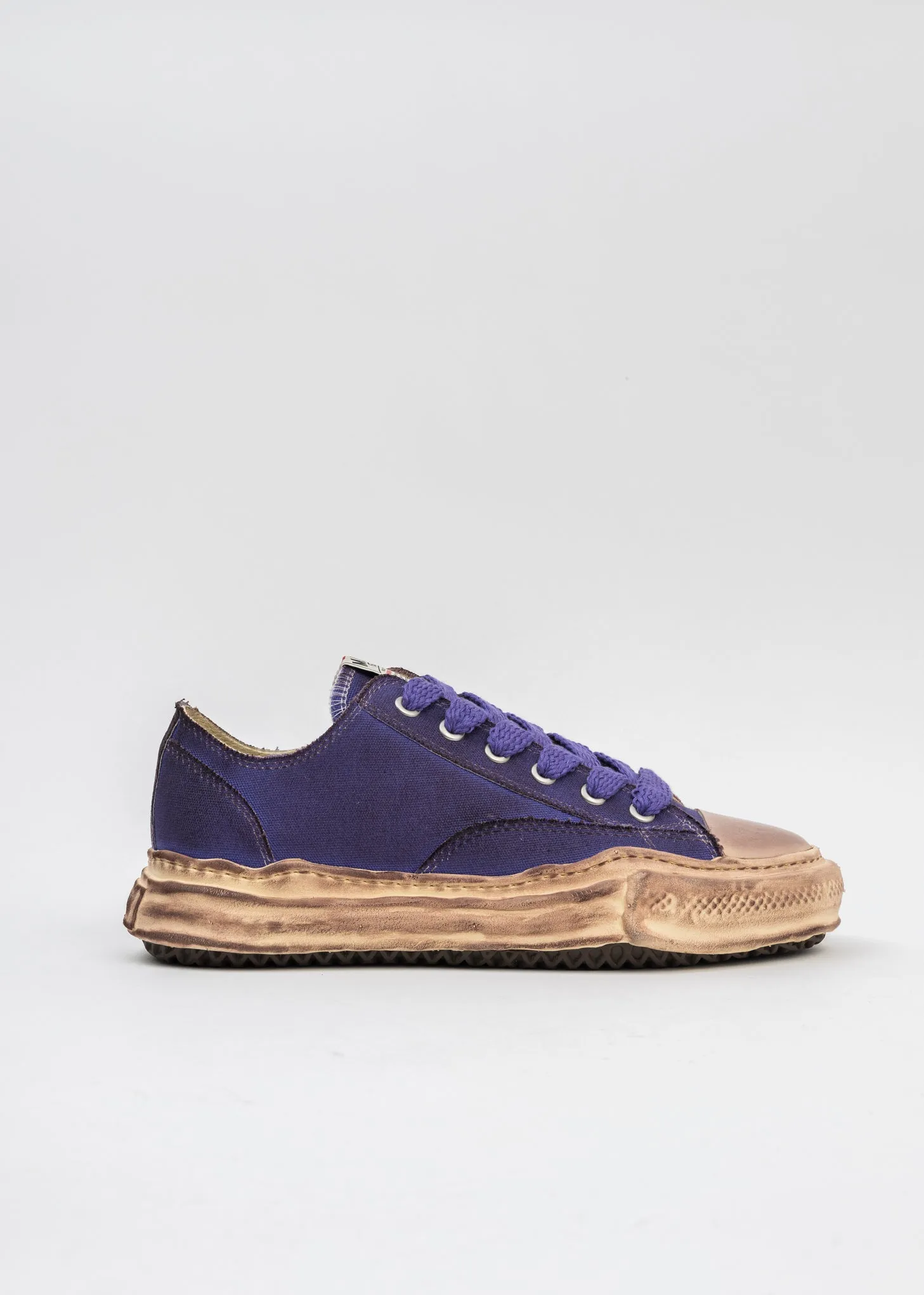 Purple OG Sole Canvas Low-Top Sneaker (PETERSON DIRTY)