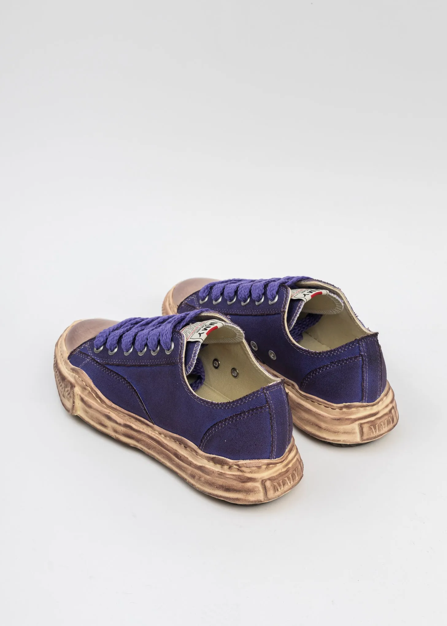 Purple OG Sole Canvas Low-Top Sneaker (PETERSON DIRTY)