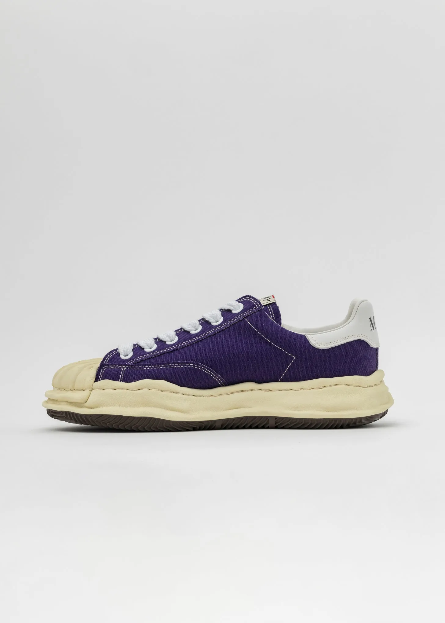 Purple OG Sole Vintage Colour Canvas Low-Top Sneaker (BLAKEY LOW)