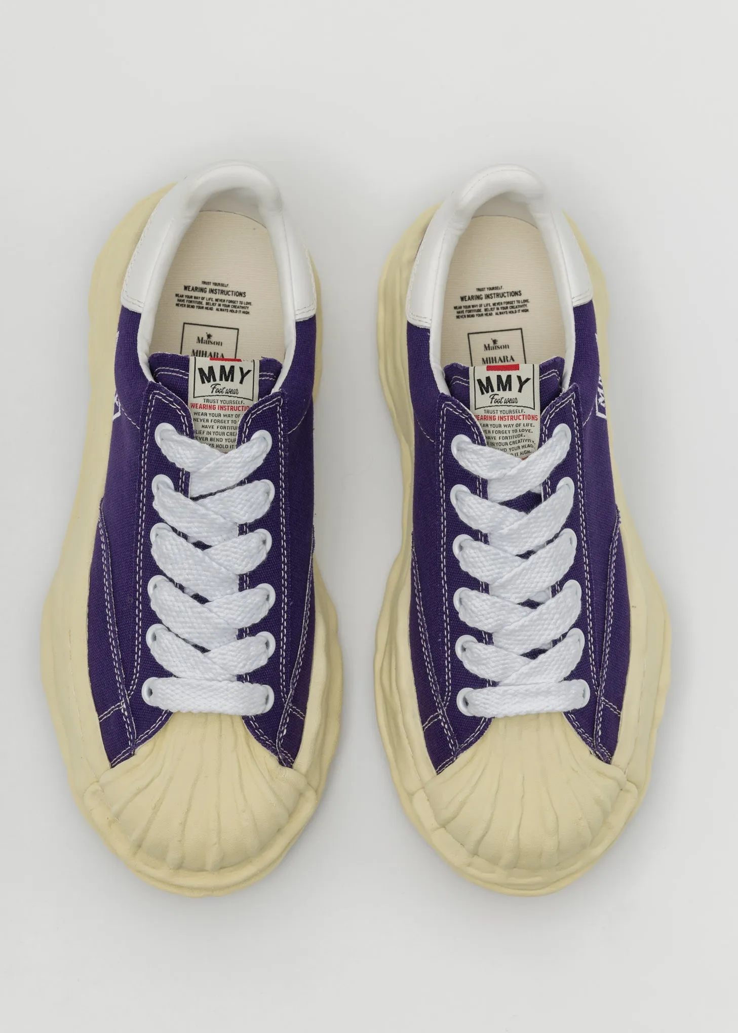 Purple OG Sole Vintage Colour Canvas Low-Top Sneaker (BLAKEY LOW)