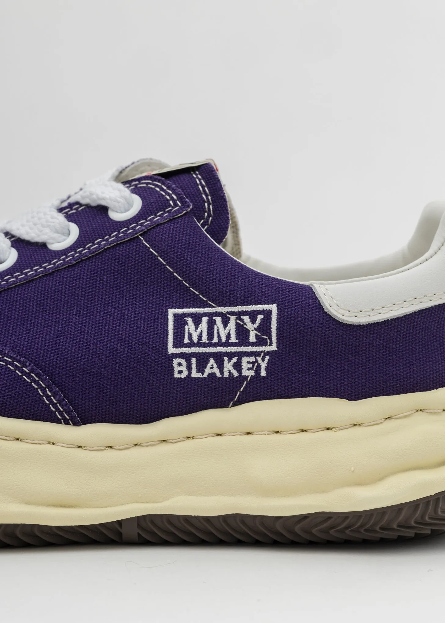 Purple OG Sole Vintage Colour Canvas Low-Top Sneaker (BLAKEY LOW)