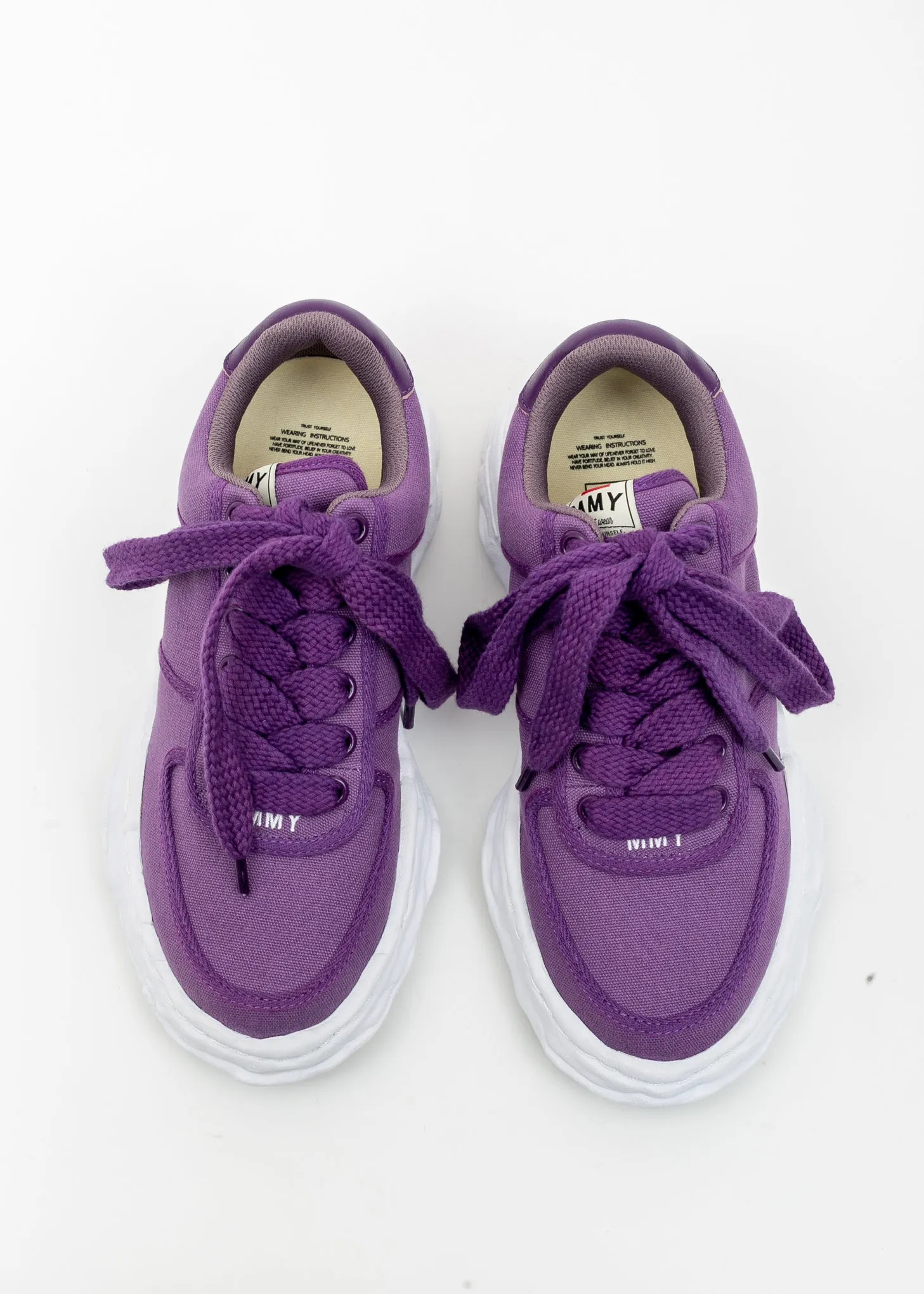 Purple Original Sole Canvas Sneaker (WAYNE LOW)