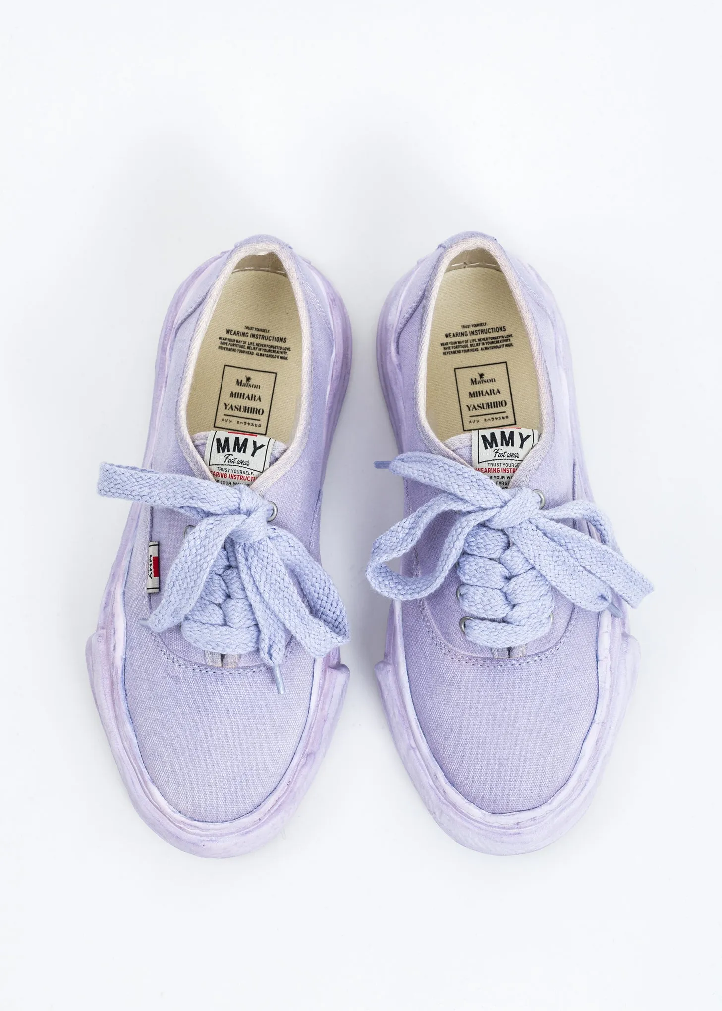 Purple Original Sole Overdyed Canvas Sneaker (BAKER)