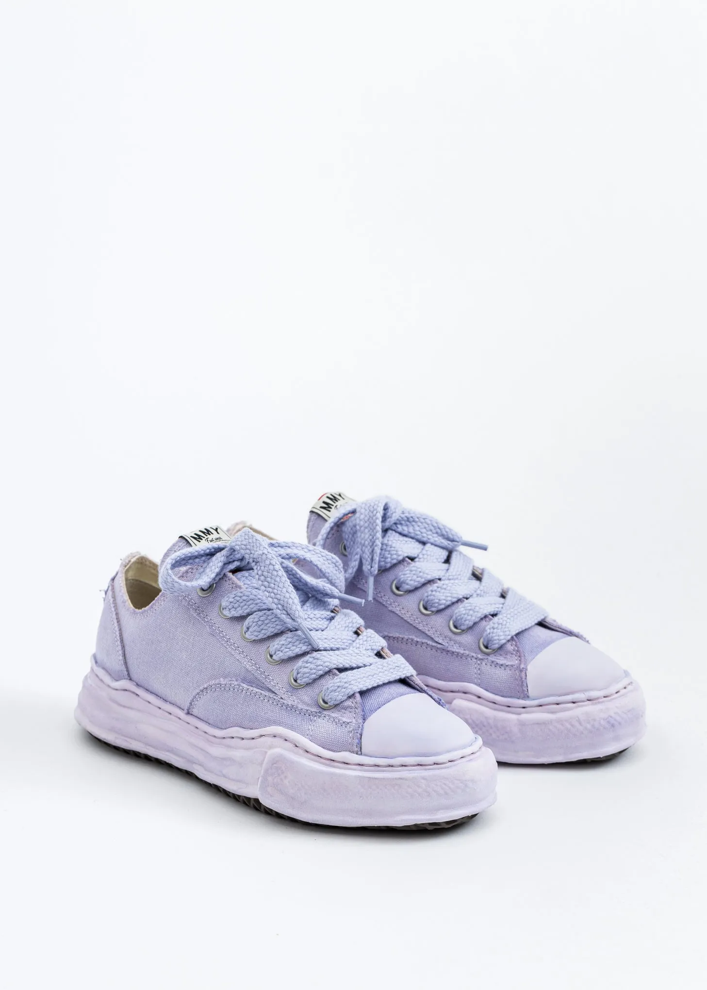 Purple Original Sole Overdyed Canvas Sneaker (PETERSON LOW)