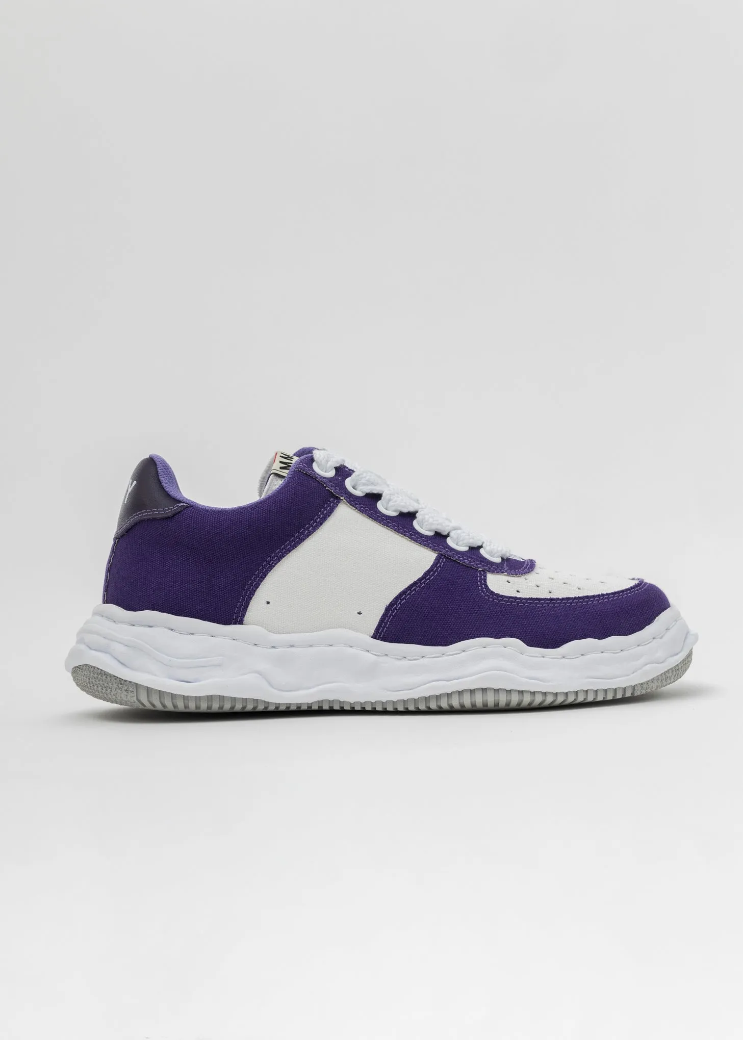 PUR/WHT OG Sole Canvas Low-Top Sneaker (WAYNE LOW)