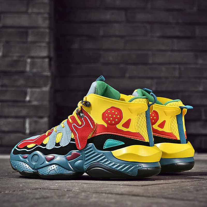RENEGADE 'War Zone' X9X Sneakers - Yellow/Red/Green