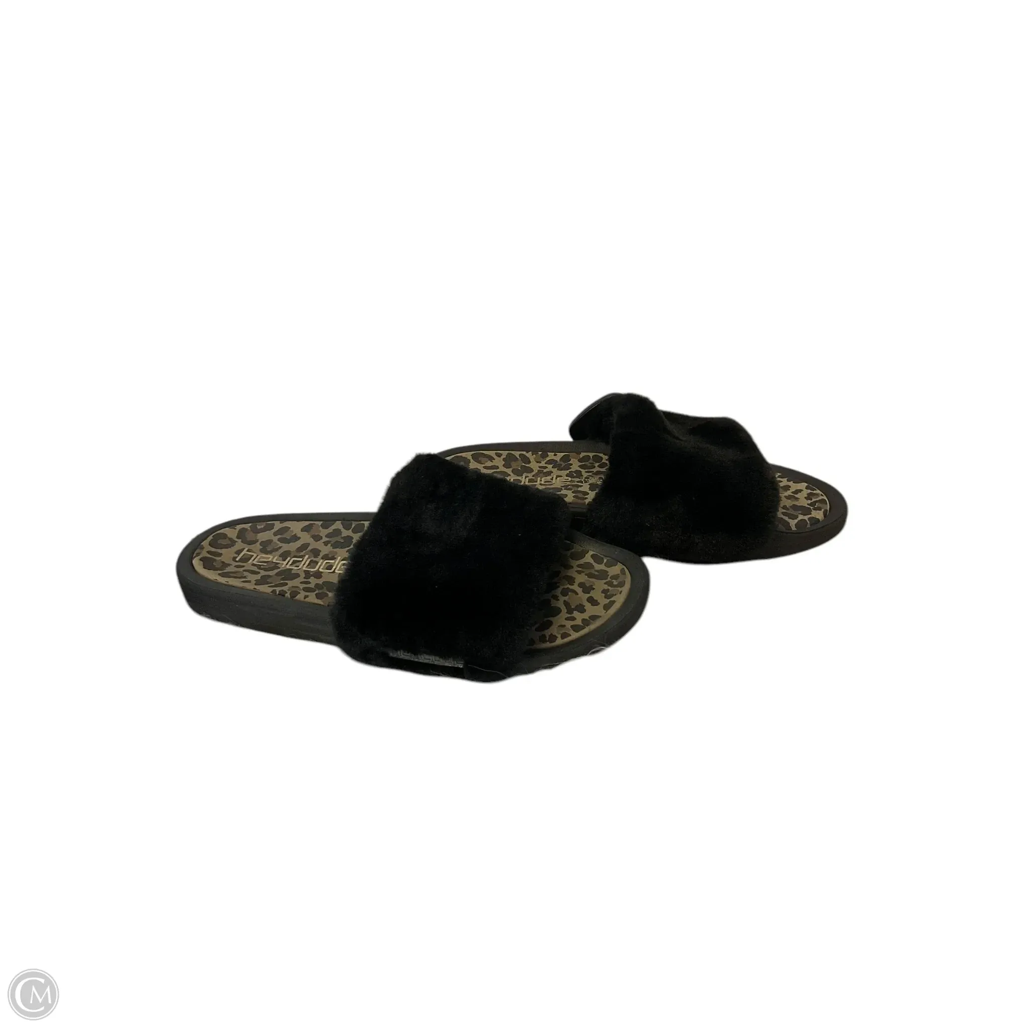 Sandals Flats By Hey Dude In Animal Print, Size: 7