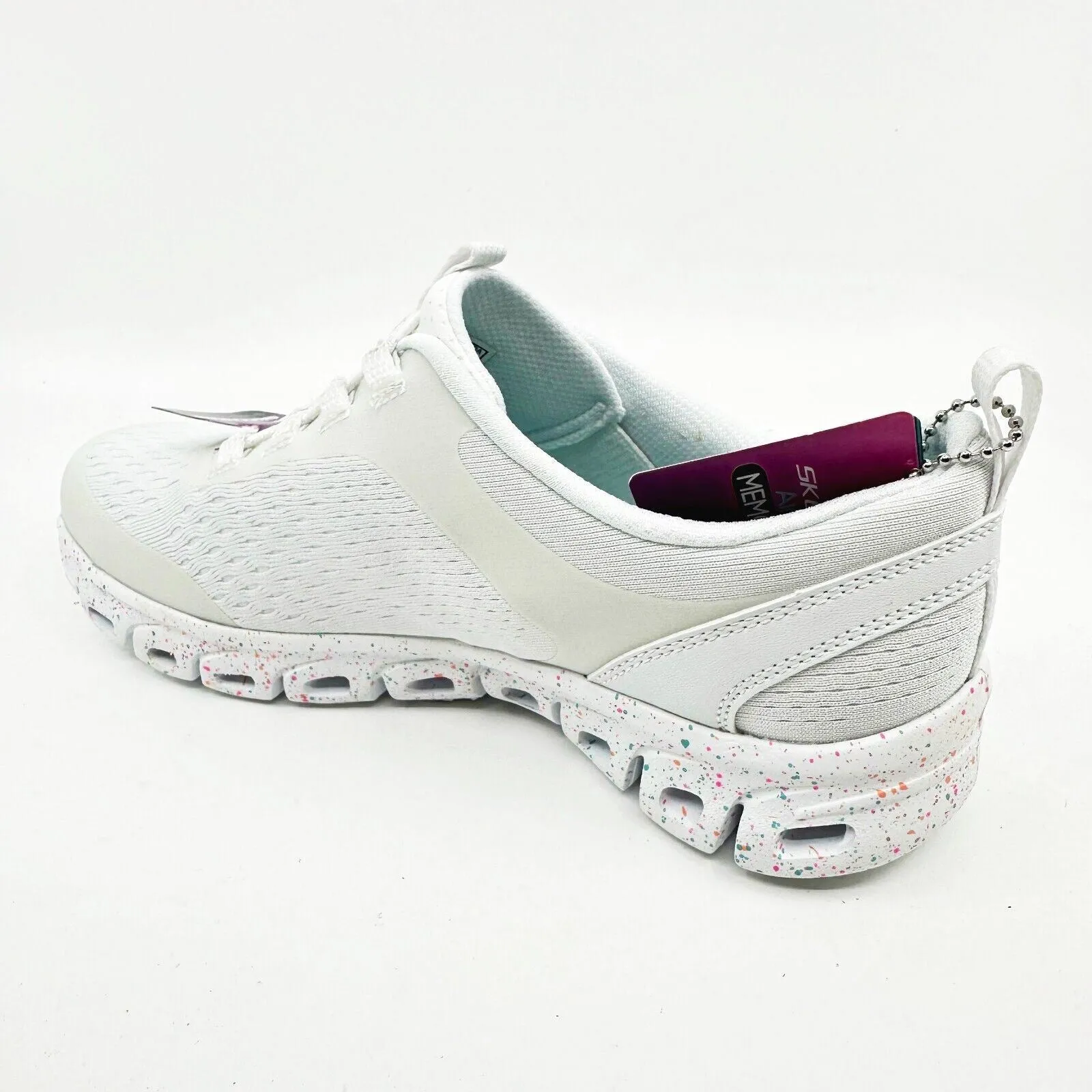 Skechers Glide Step Classic Canvas White Womens Size 5 Athletic Sneakers