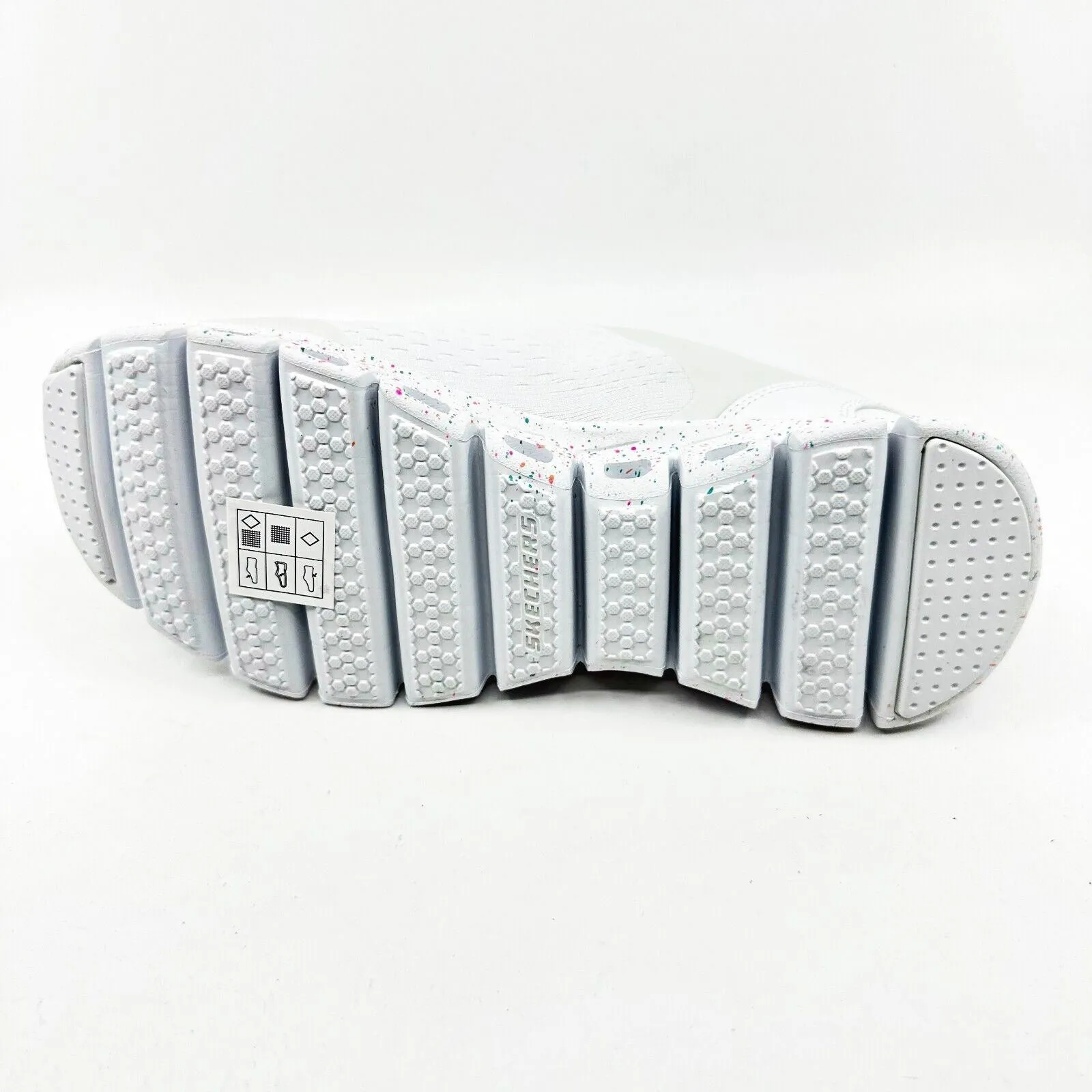 Skechers Glide Step Classic Canvas White Womens Size 5 Athletic Sneakers