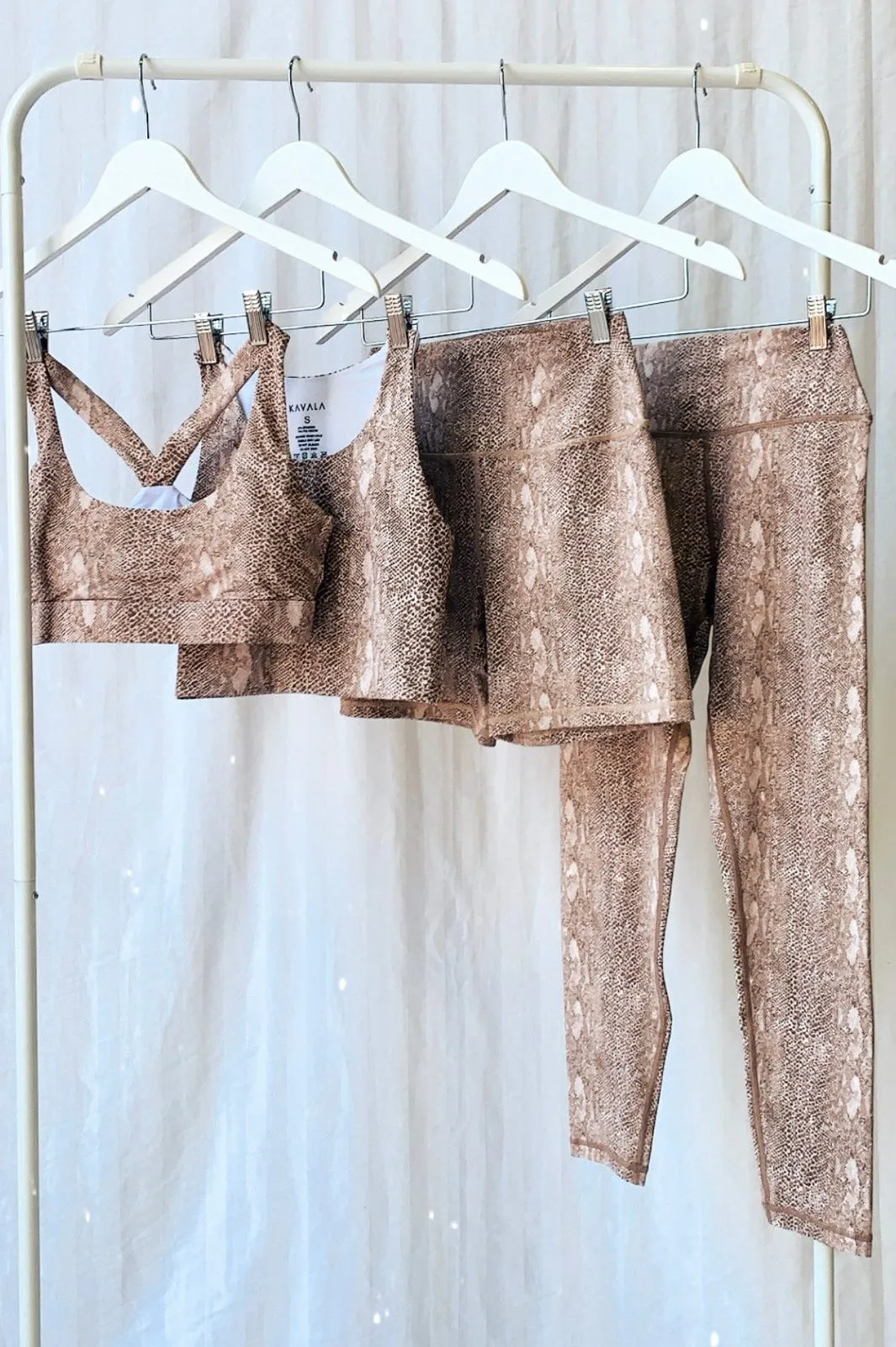 Snakeskin Biker Short