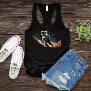 Space Walking Astronaut Women's Tank Top