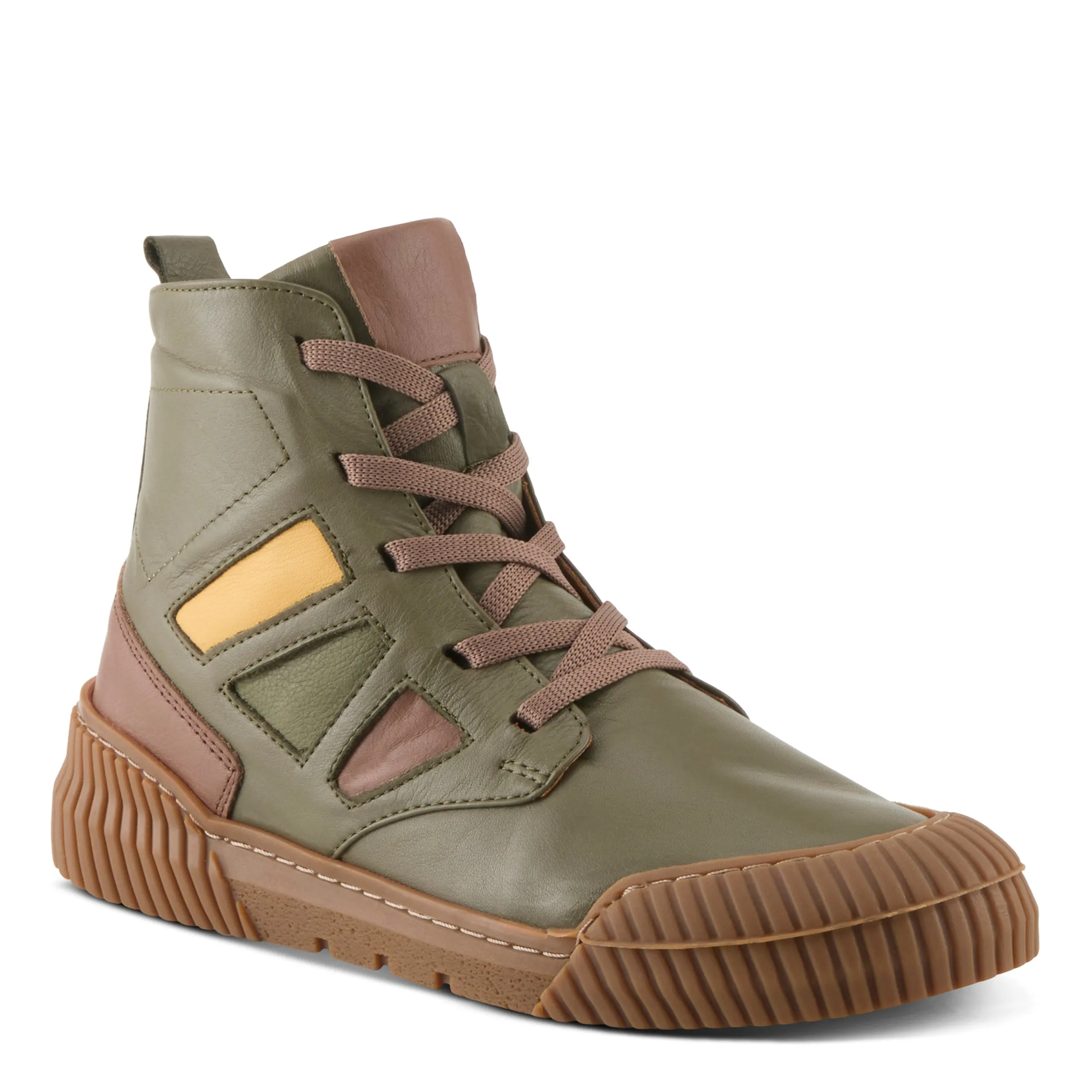 Spring Step Shoes Lizano Women's Luxurious Leather High Top Sneakers