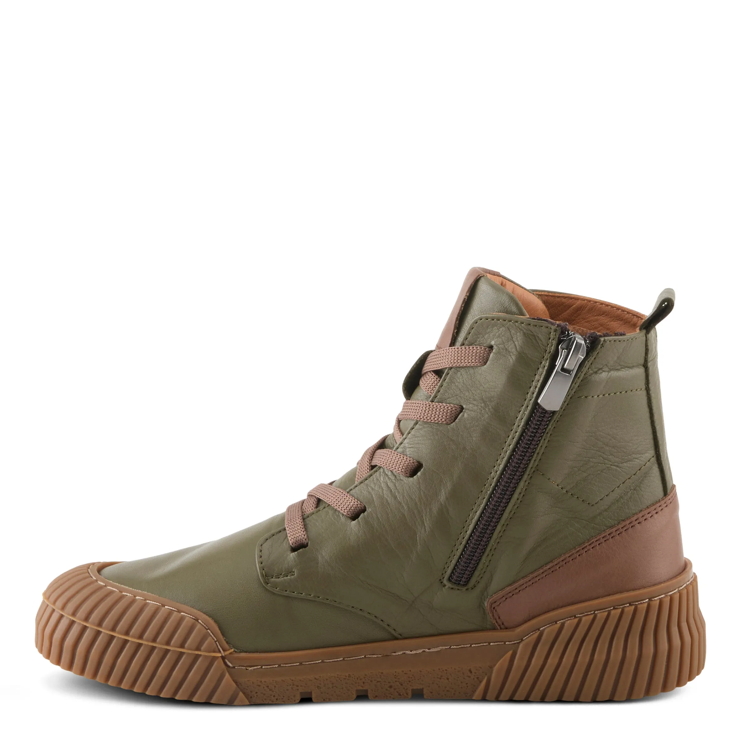 Spring Step Shoes Lizano Women's Luxurious Leather High Top Sneakers