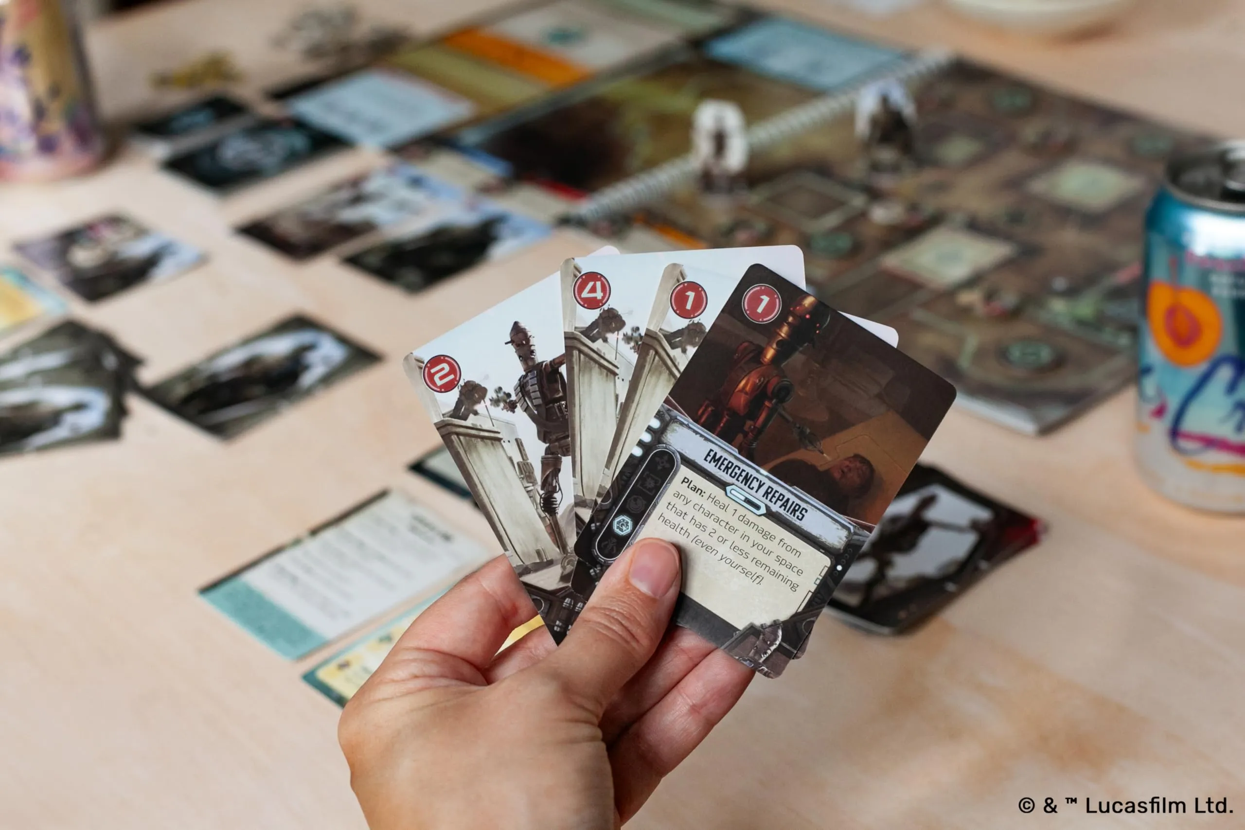 Star Wars: The Mandalorian Adventures Board Game- Cooperative Missions Inspired by Season 1 Strategy Game for Kids and Adults, Ages 12 , 1-4 Players, 30-60 Minute Playtime, Made by Unexpected Games