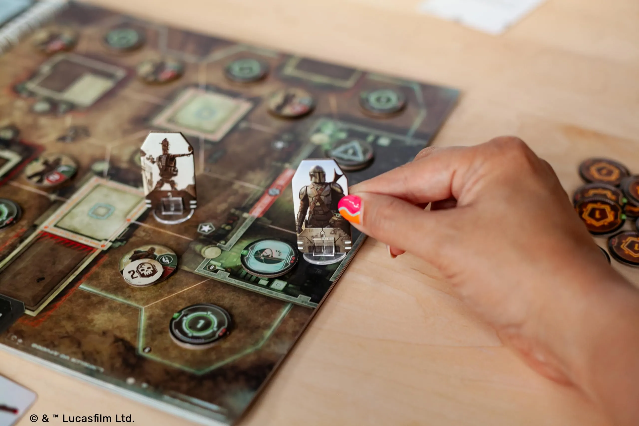 Star Wars: The Mandalorian Adventures Board Game- Cooperative Missions Inspired by Season 1 Strategy Game for Kids and Adults, Ages 12 , 1-4 Players, 30-60 Minute Playtime, Made by Unexpected Games