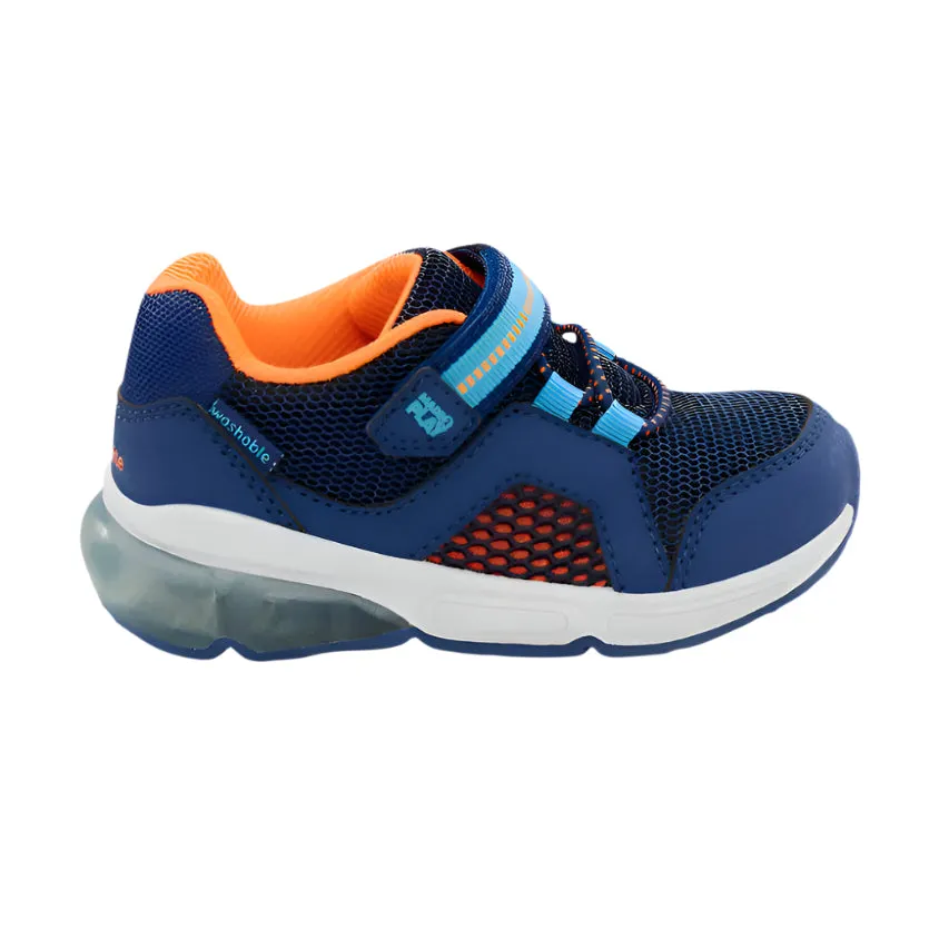 Stride Rite Toddler Boys M2P Lumi Bounce Sneaker Velcro Blue