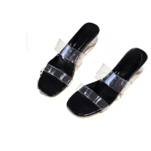 Summer Sandals Clear Transparent Slippers