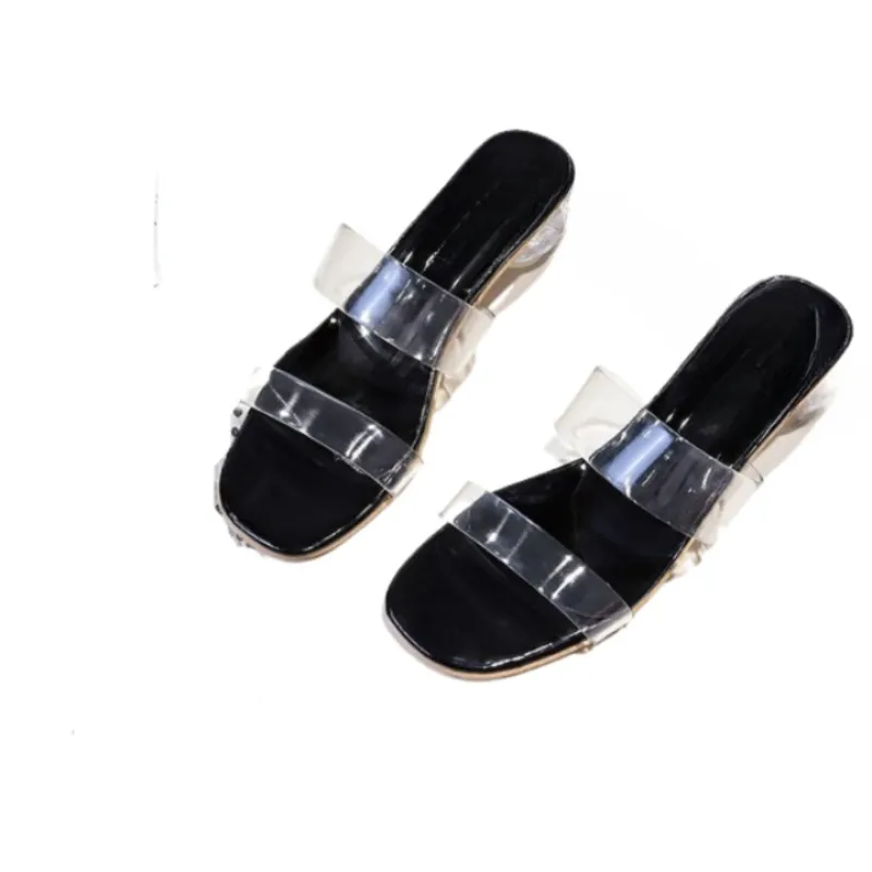 Summer Sandals Clear Transparent Slippers