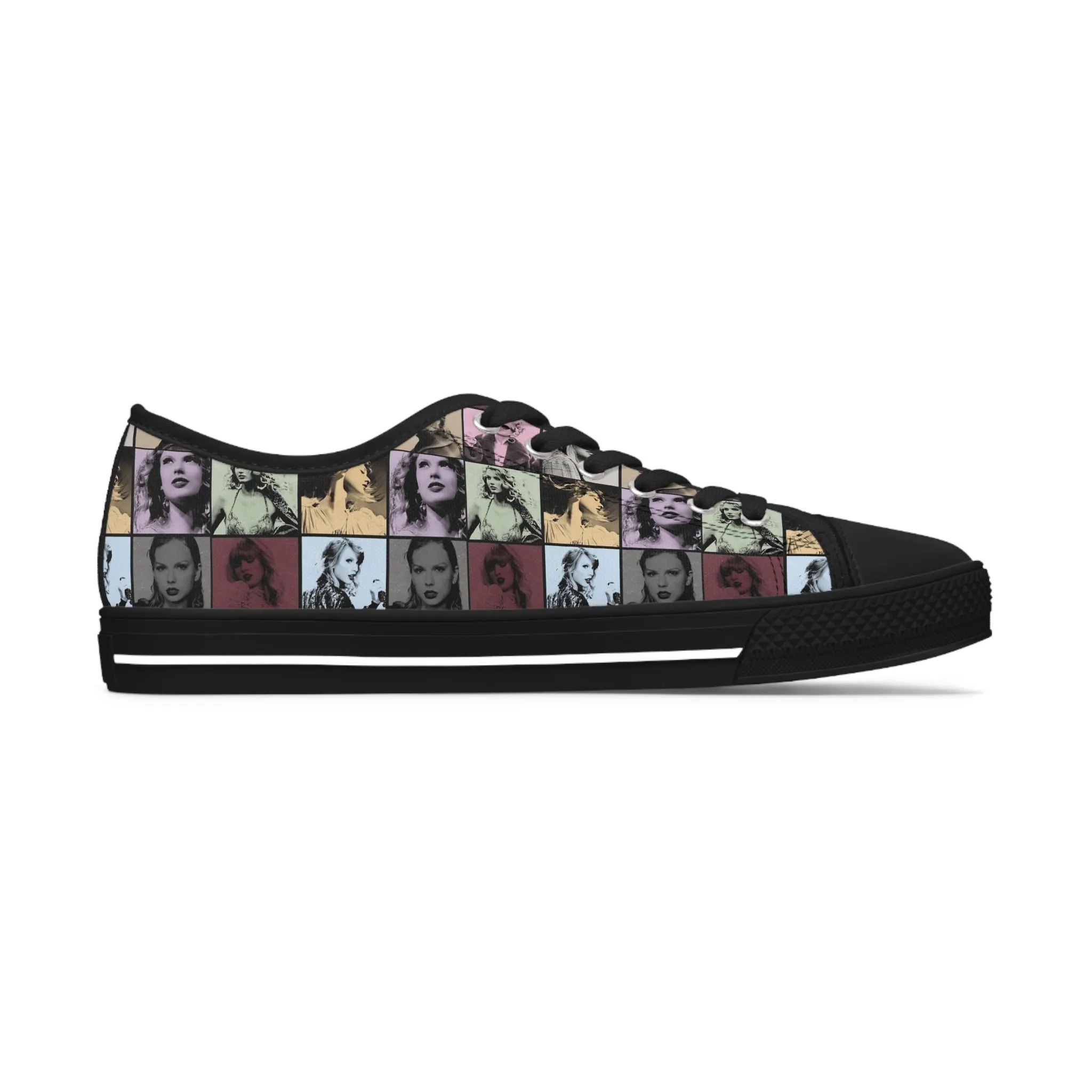 Taylor Swift Eras Collage Women's Low Top Sneakers