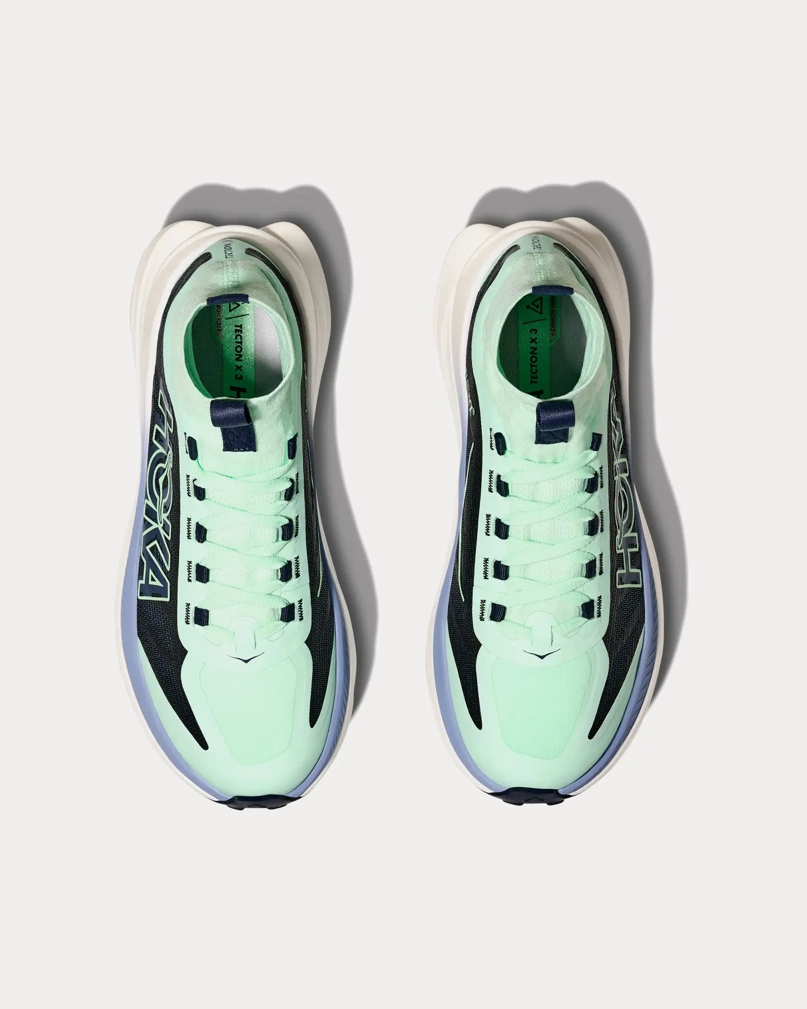 Tecton X 3 Mint Fluorite / Varsity Navy Running Shoes