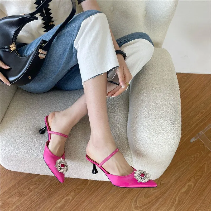 Toe Shallow High Heels For Women